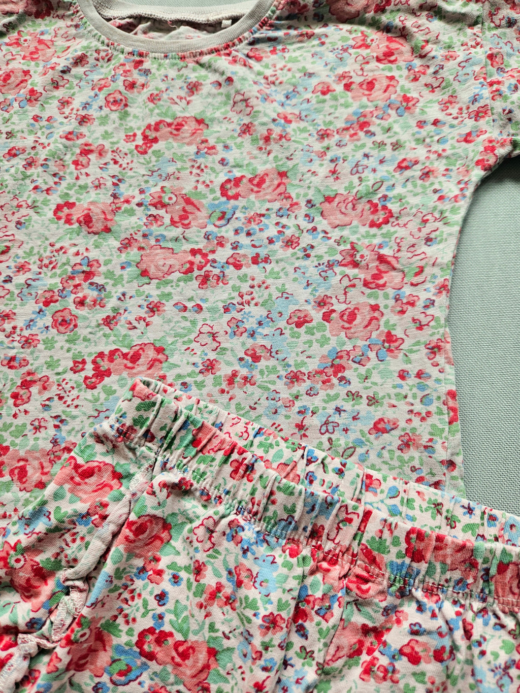Next Sommer-Set mit Blumenmuster 🌺 | Gr. 98