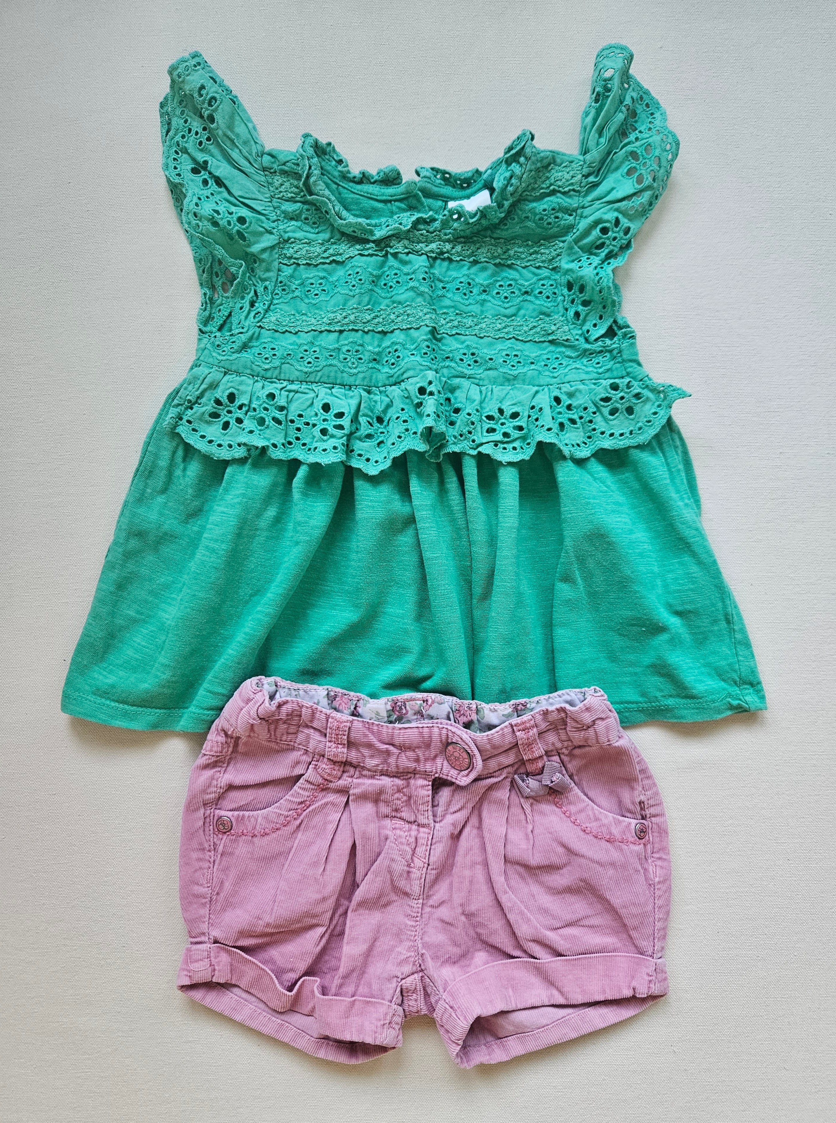 Next Sommer-Outfit Spitze & Cord | Gr. 86
