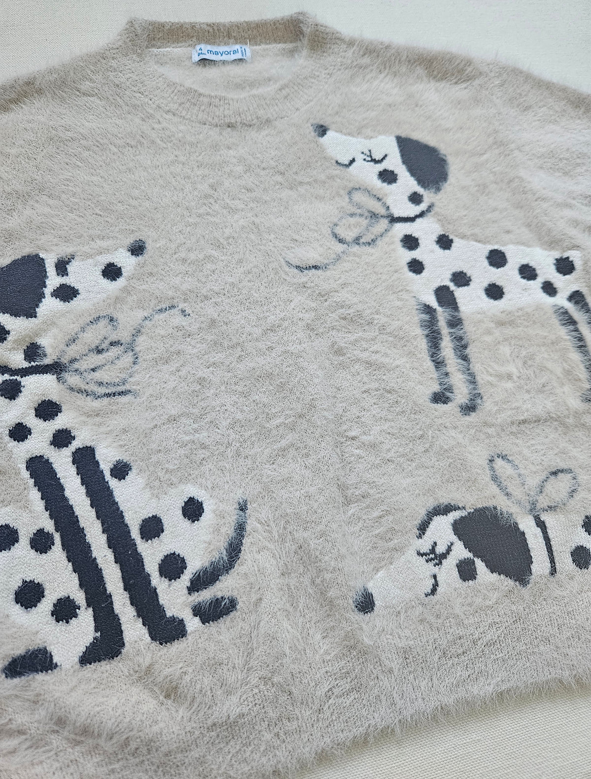 Mayoral Kuschelpullover mit Dalmatiner-Motiv | Gr. 104