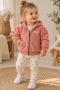 Levi’s Fleecejacke mit Kapuze & Puffärmeln  | Gr. 80