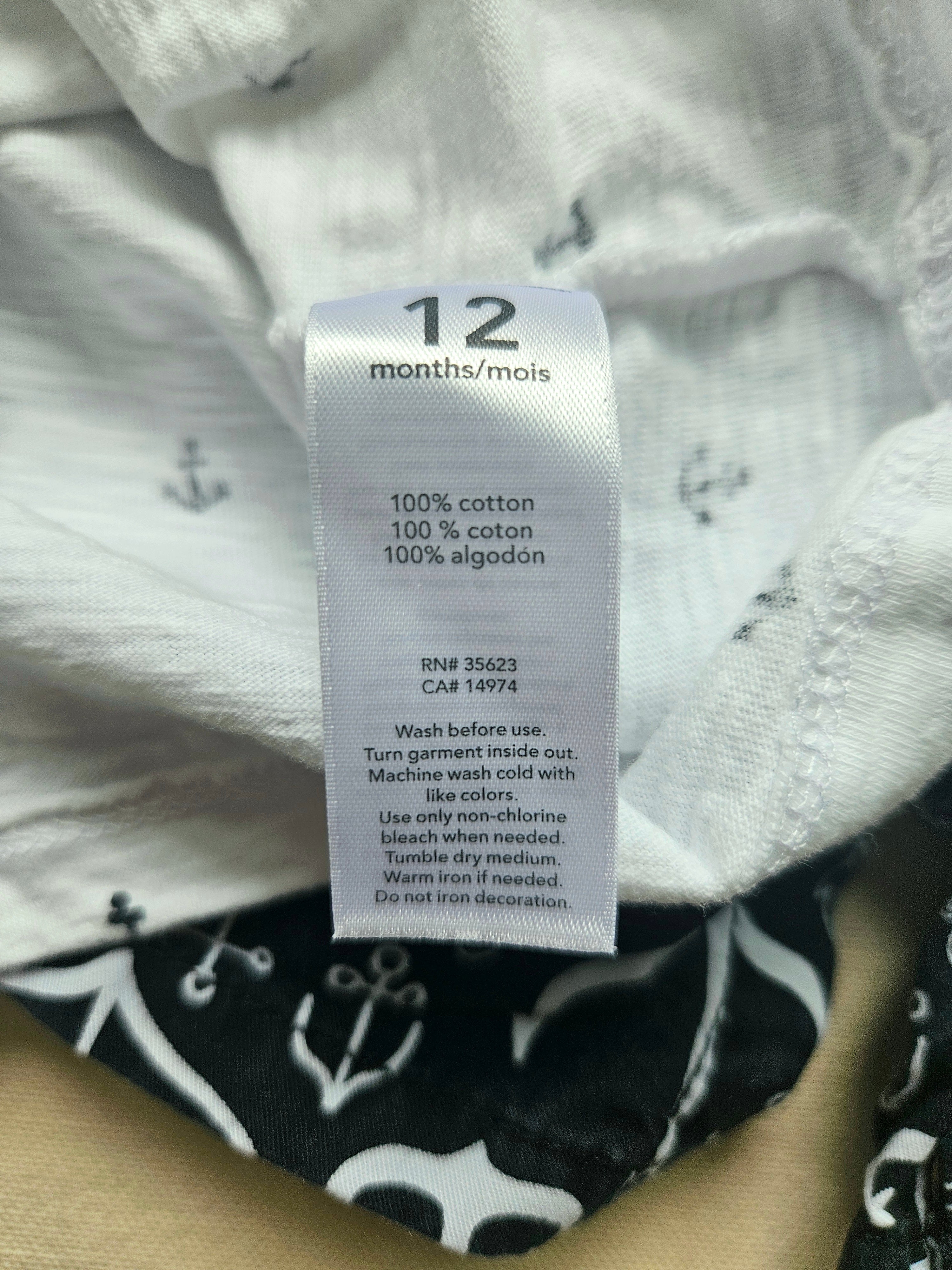 Carter's Anker-Set | Latzhose & T-Shirt ⚓️ | Gr. 80