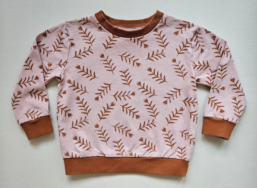 ALANA Bio-Sweatshirt mit Blättermuster | Gr. 104