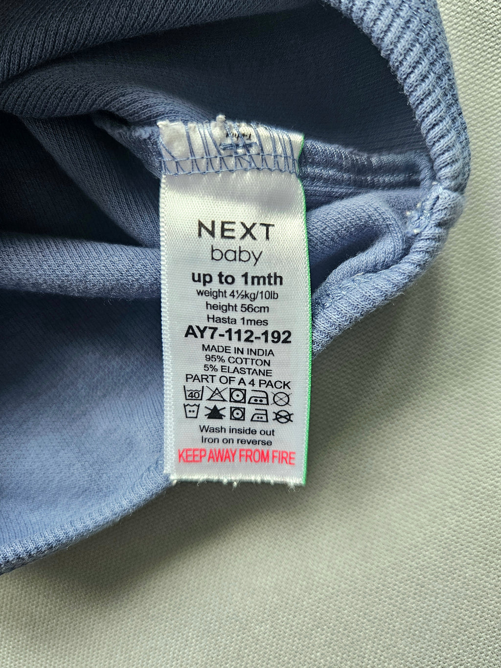 Next Baby 2er Set Pullover Waffeloptik | Gr. 56