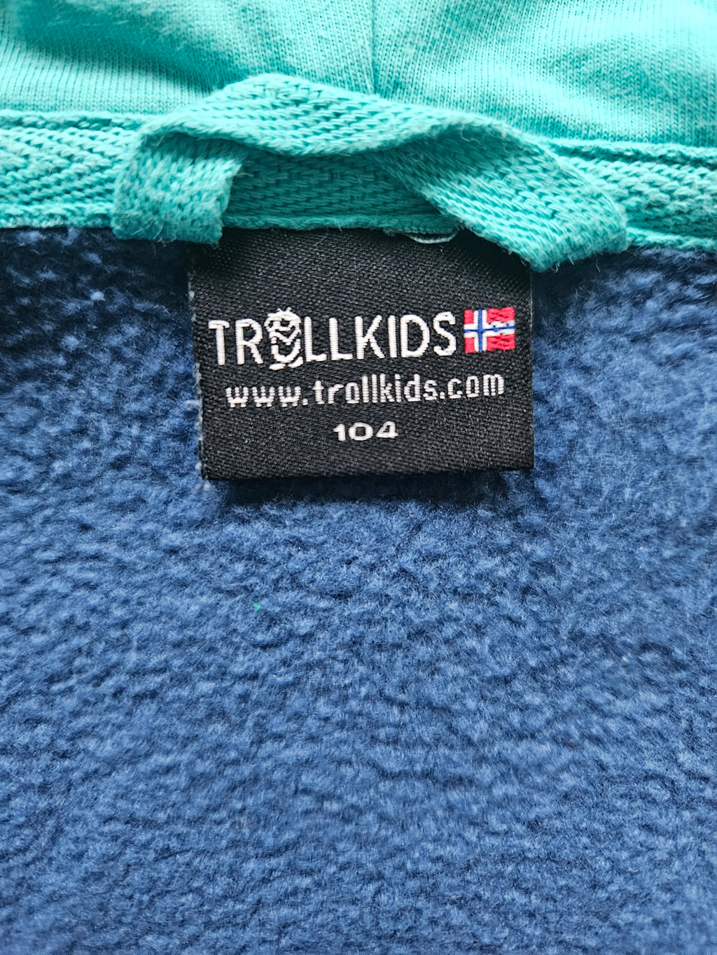 Trollkids Sweatjacke mit Kapuze & Kontrastdetails 🏔️ | Gr. 104