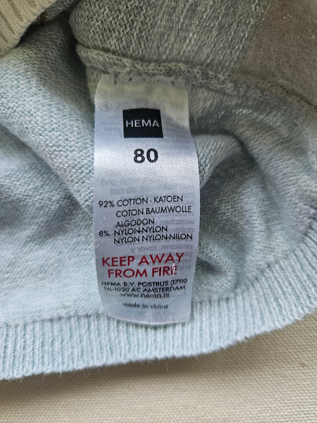 Hema Strickpullover mit Reh-Motiv 🦌 | Gr. 80