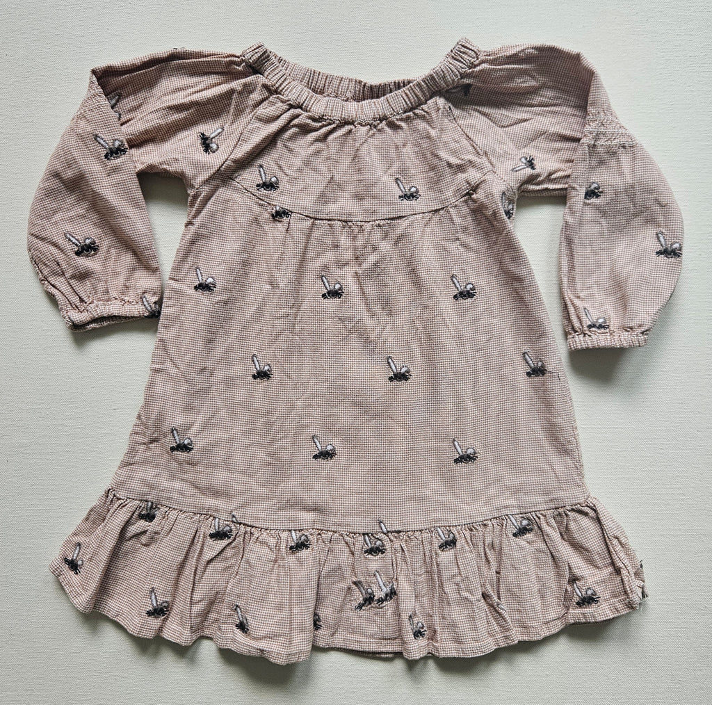 Next Kleid mit Strickweste & Häschen 🐰 | Gr. 80