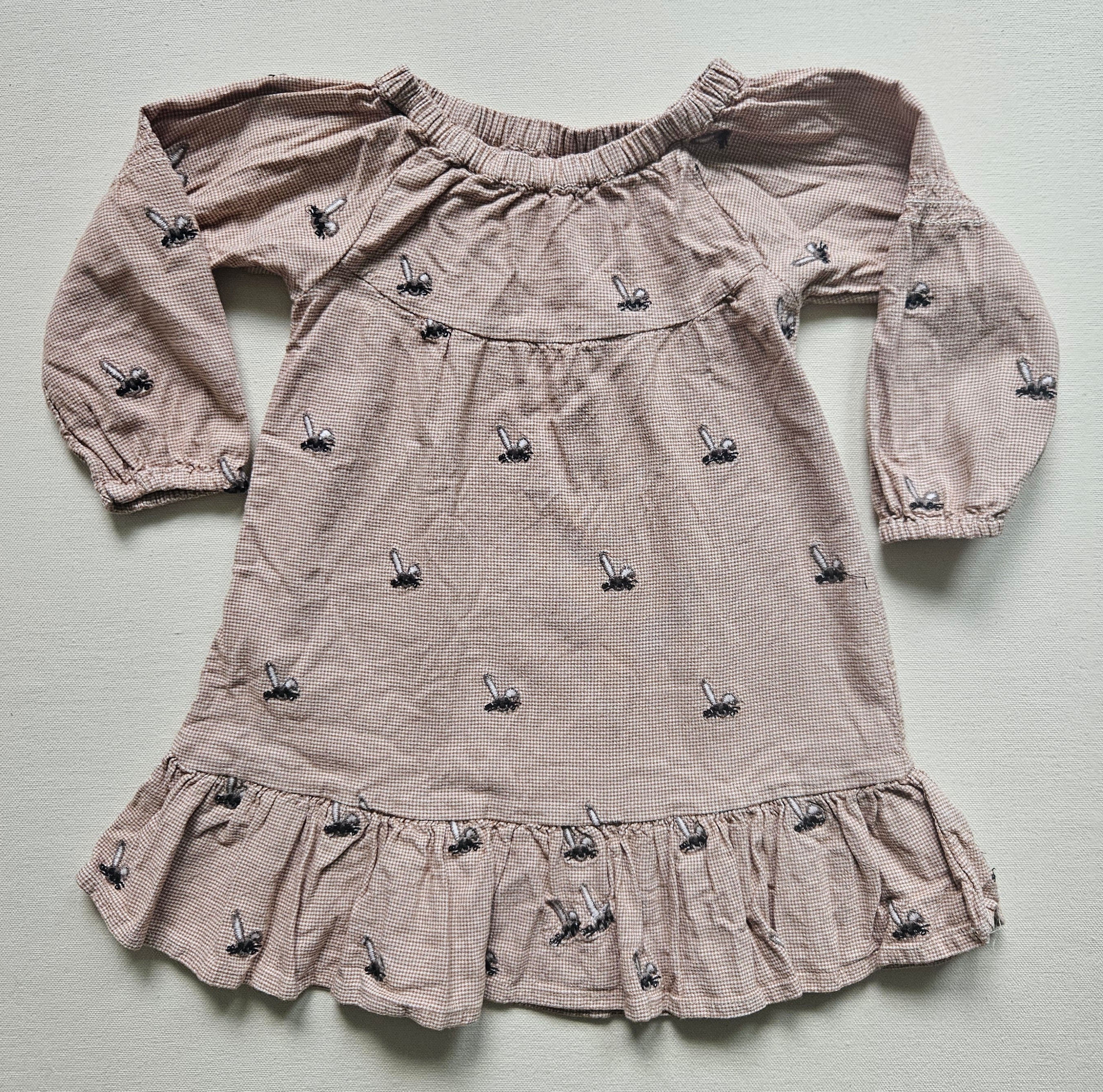 Next Kleid mit Strickweste & Häschen 🐰 | Gr. 80