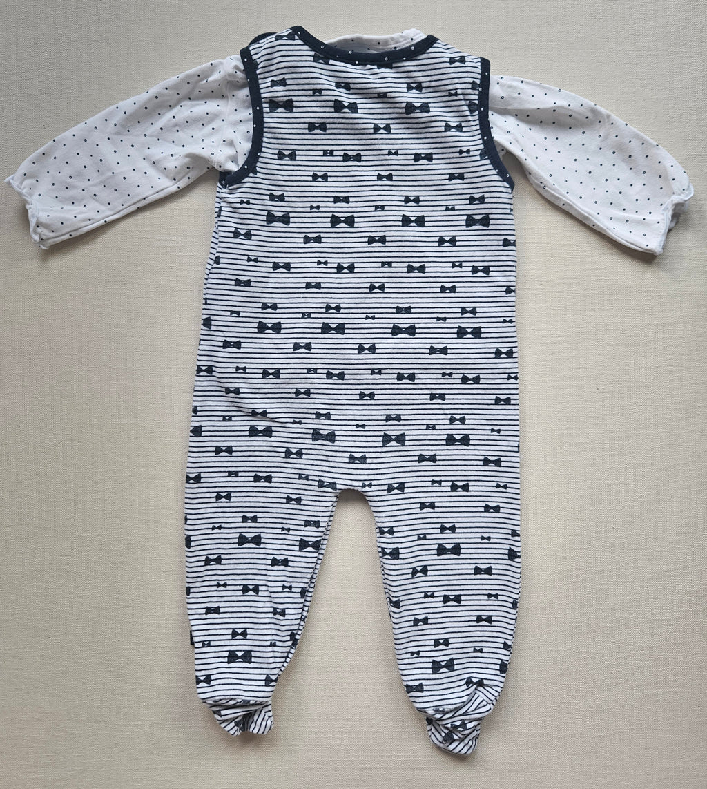 Feetje Strampler-Set mit Schleifenmuster 🎀 | Gr. 68