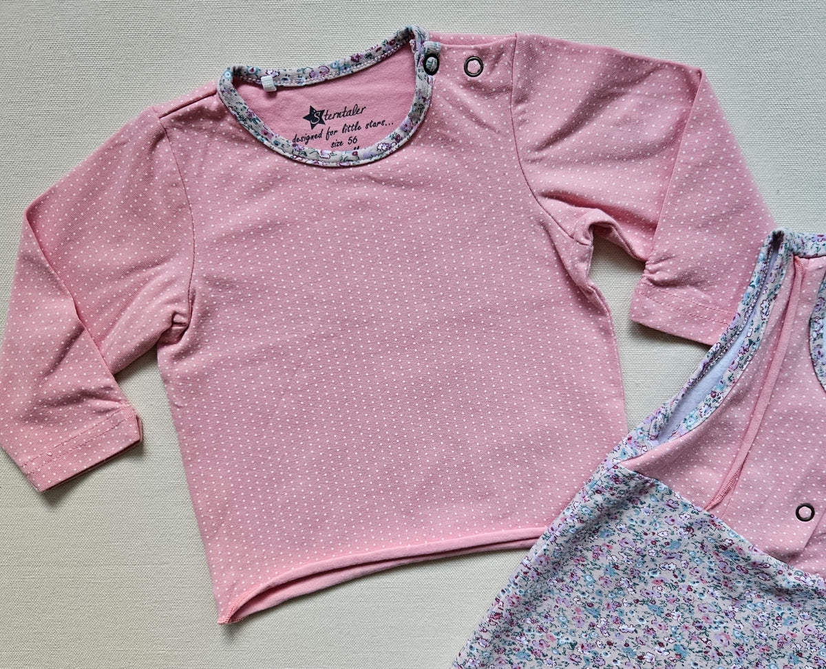 Sterntaler 2-teiliges Strampler-Set mit Blumenmuster 🌸 | Gr. 56