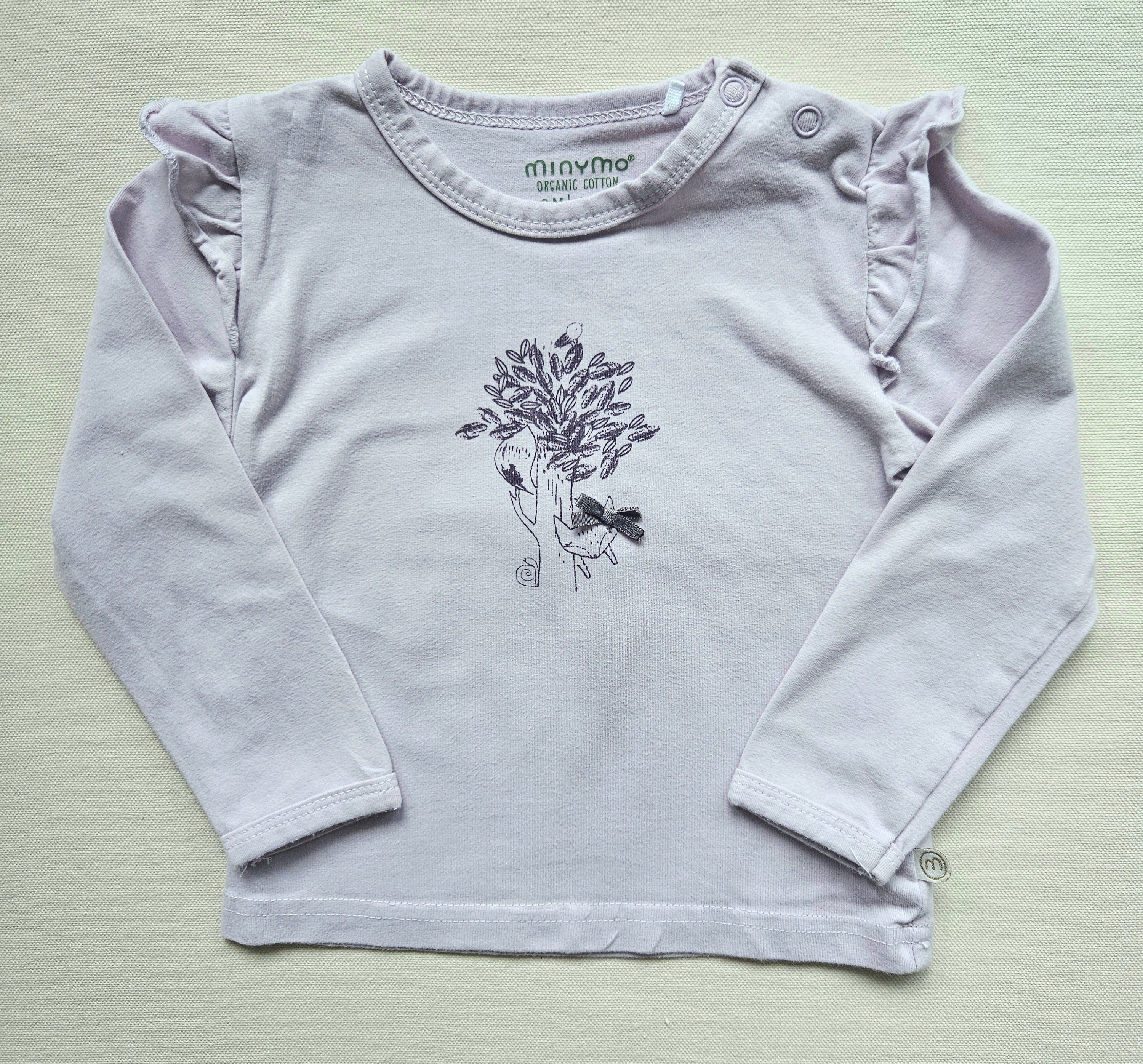 Minymo Organic Cotton Set mit Langarmshirt & Leggings | Gr. 74