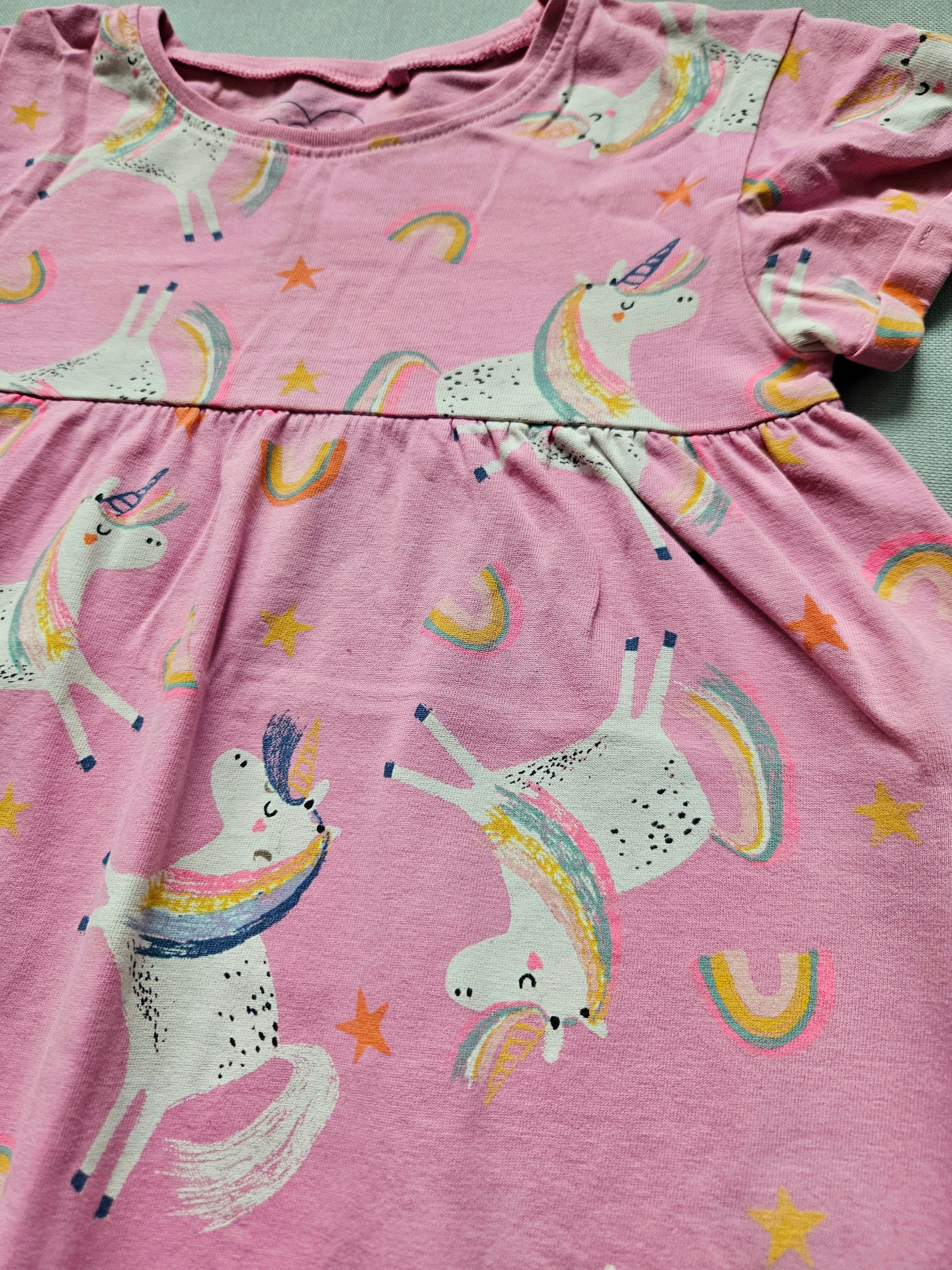 Sommerkleid mit Einhörnern - Größe 110 - NEXT