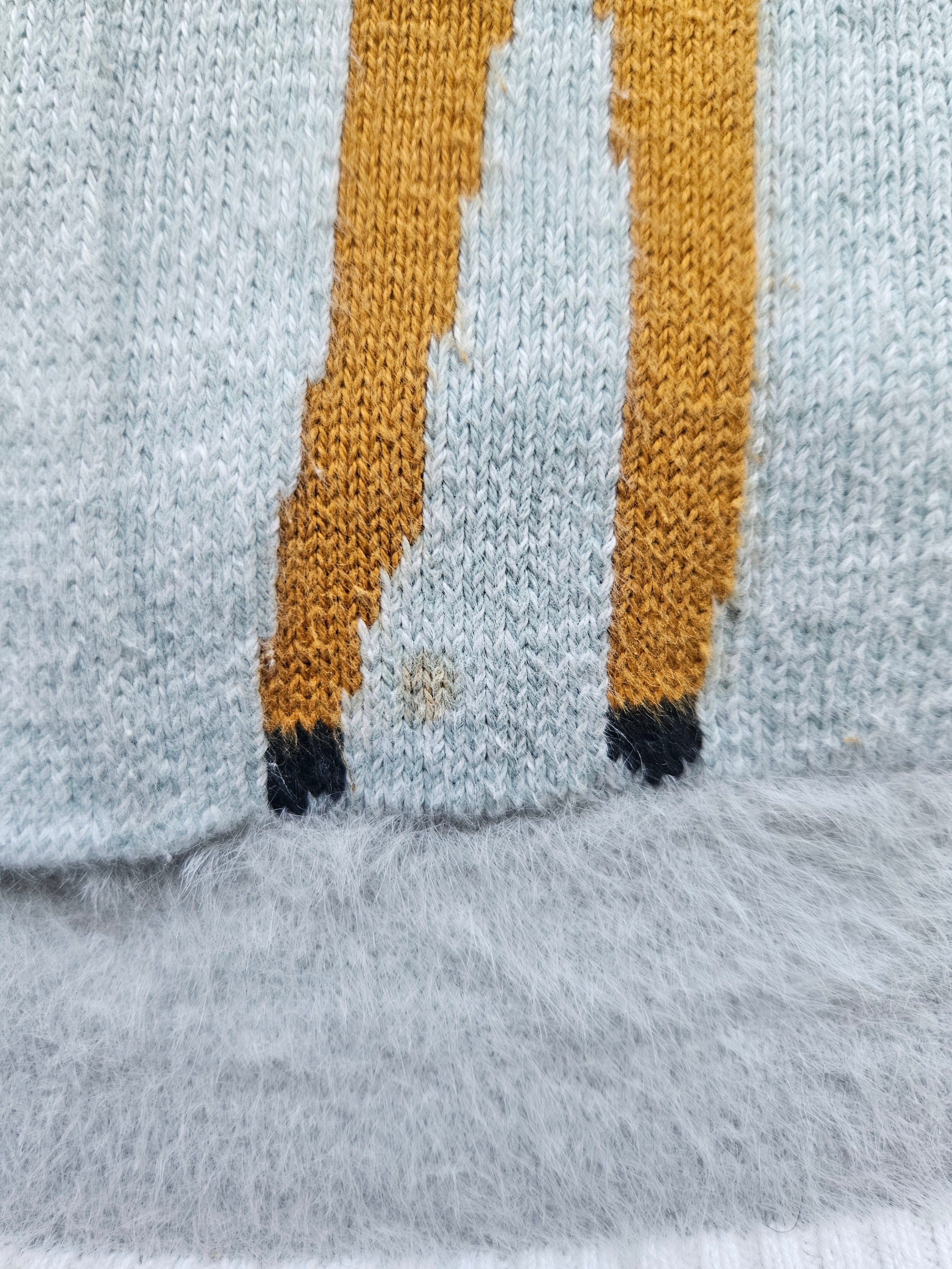 Hema Strickpullover mit Reh-Motiv 🦌 | Gr. 80