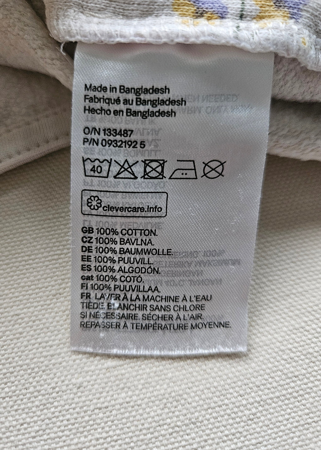 H&M 2-teiliges Baby-Set mit Blumenprint | Gr. 68