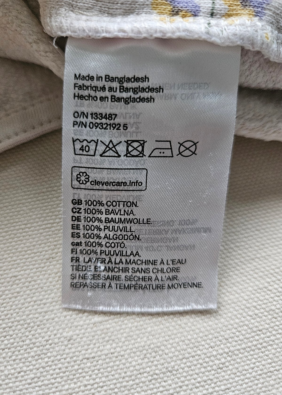 H&M 2-teiliges Baby-Set mit Blumenprint | Gr. 68