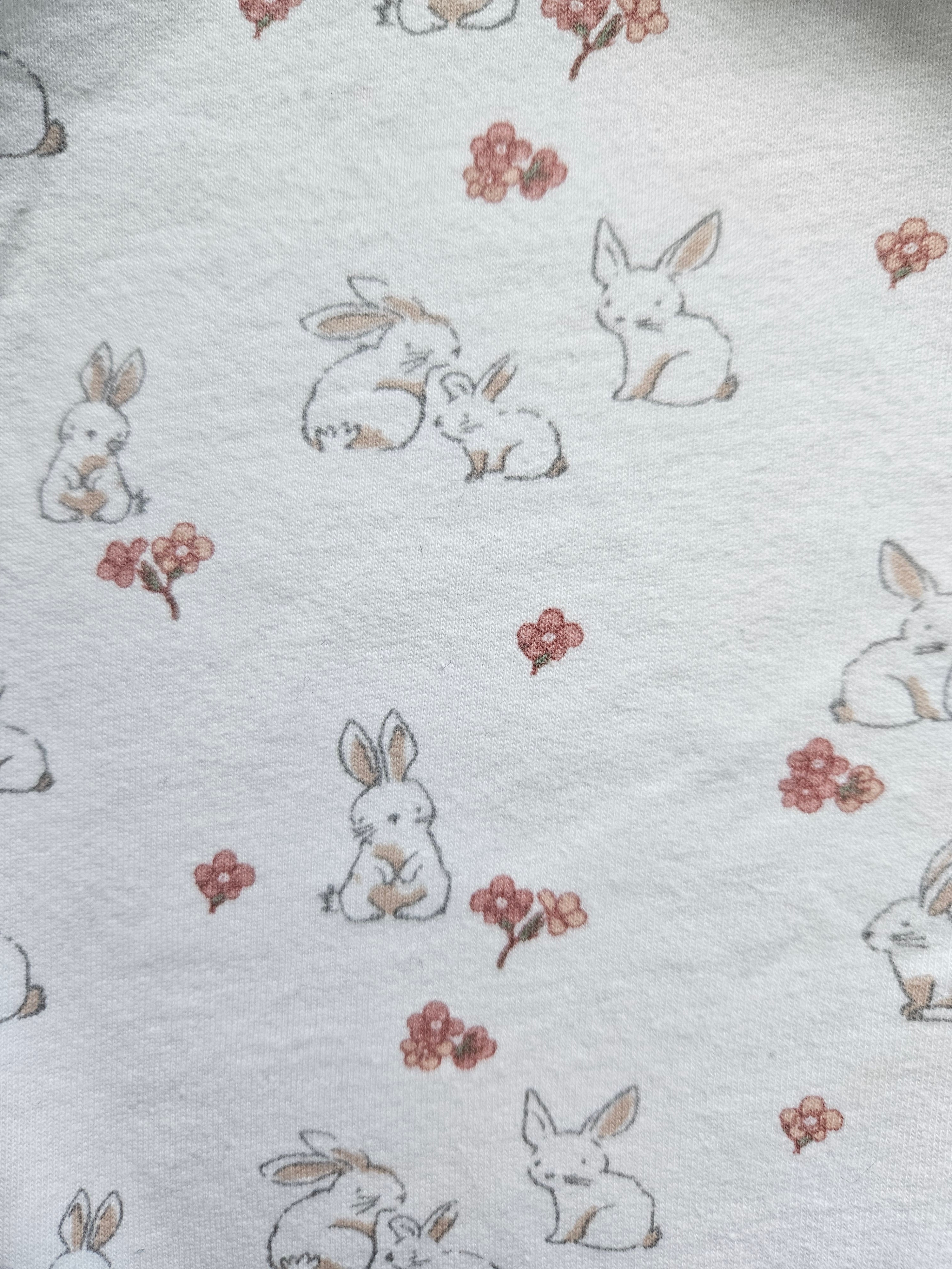 Next Pullover mit Hasenprint & Spitzenkragen 🐇 | Gr. 92