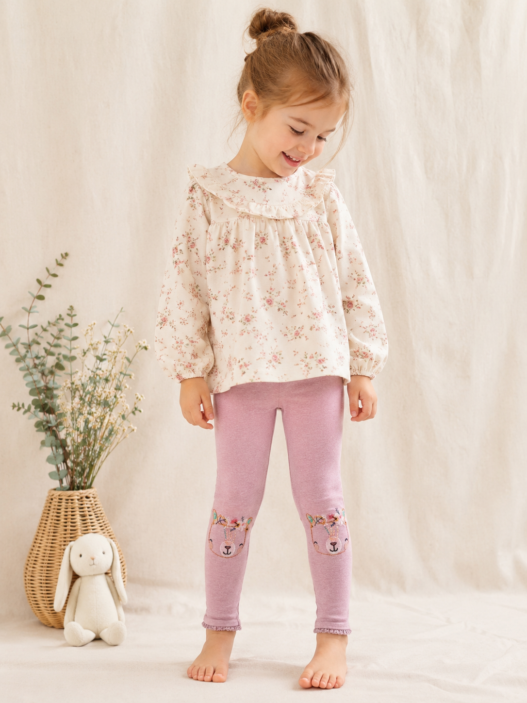 Next Leggings mit Reh-Motiv | Gr. 104