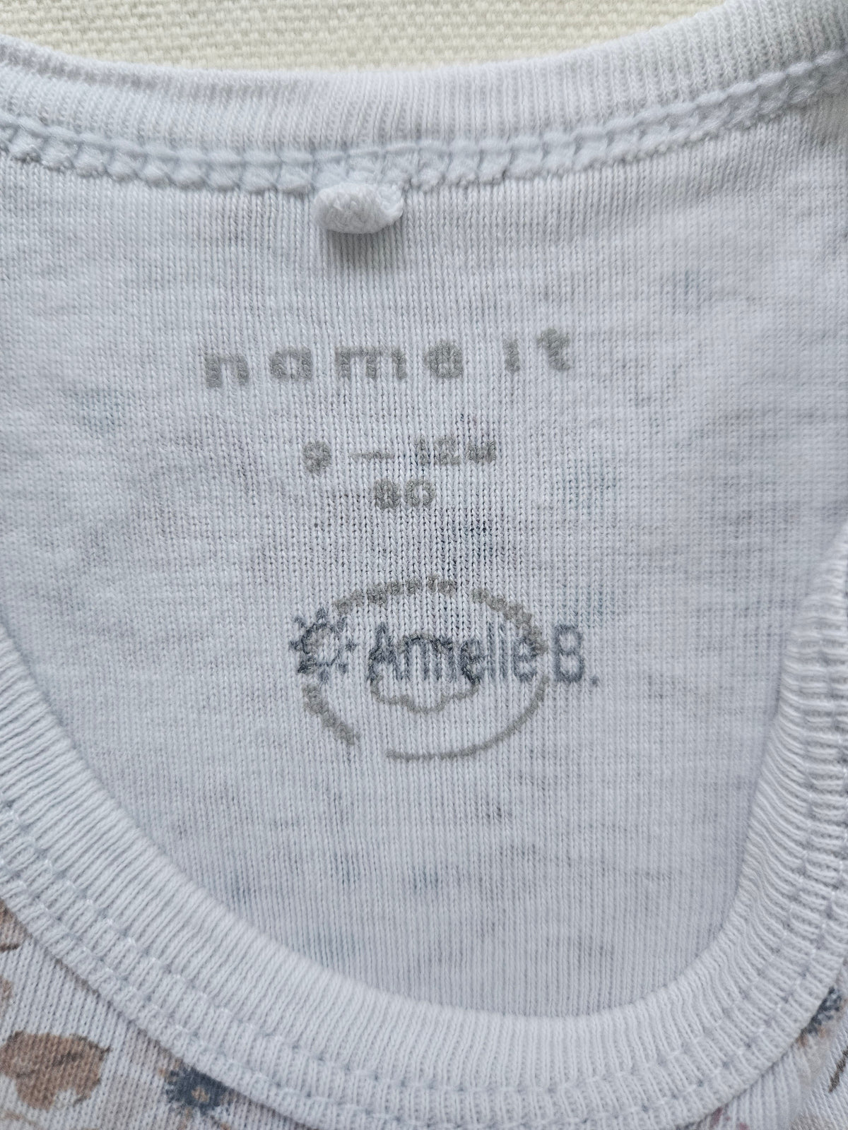 Name It Langarmbody mit Blumenprint 🌸 | Gr. 80