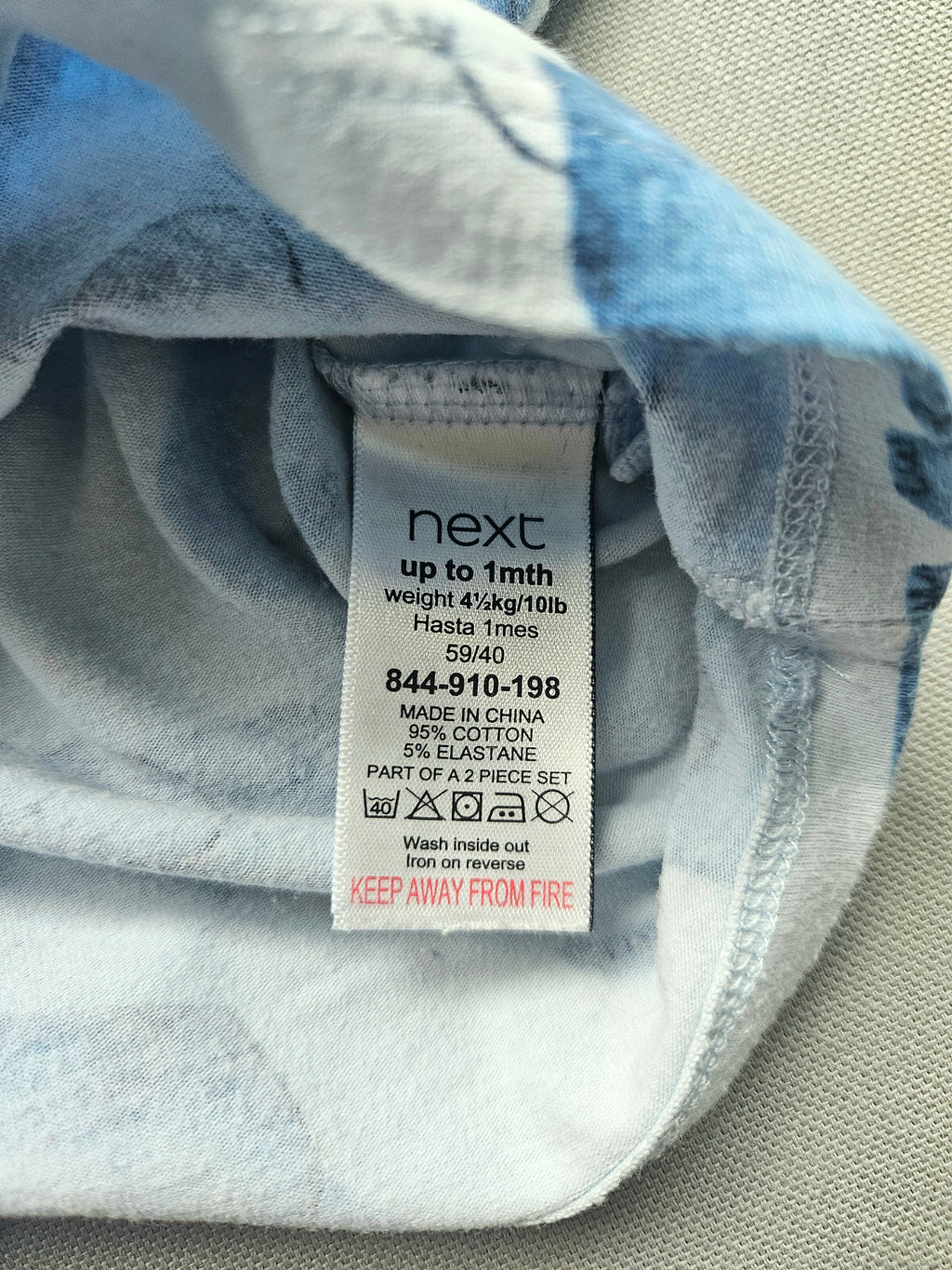 Next Baby Set mit Elefantenprint 🐘 | Gr. 56