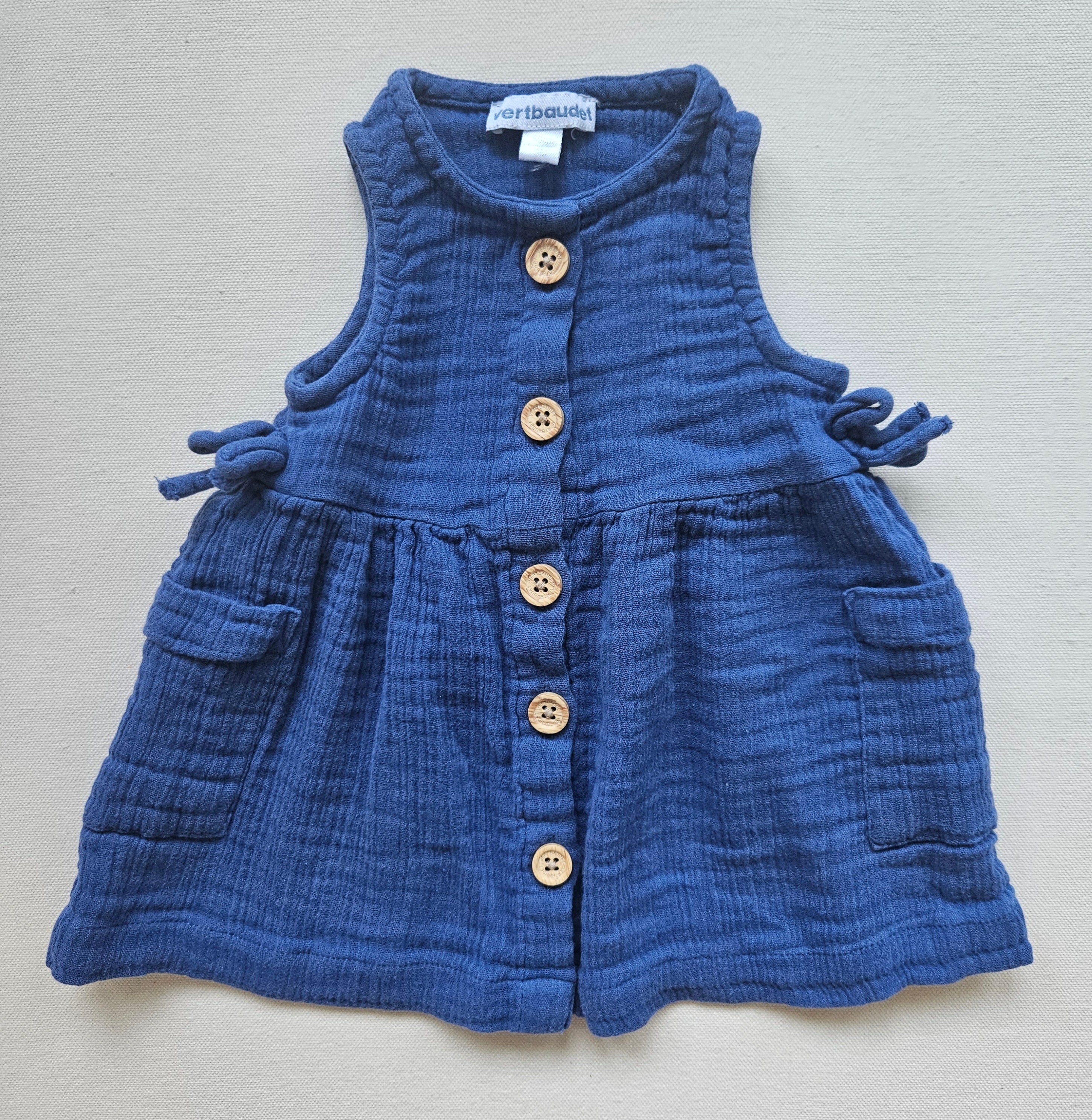 Vertbaudet Musselin-Kleid |Gr. 60