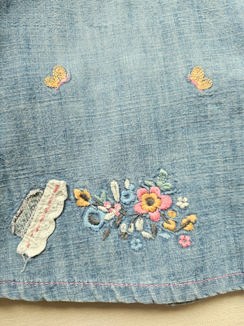 Next Baby Jeanskleid mit Fuchs-Motiv 🦊 | Gr. 86