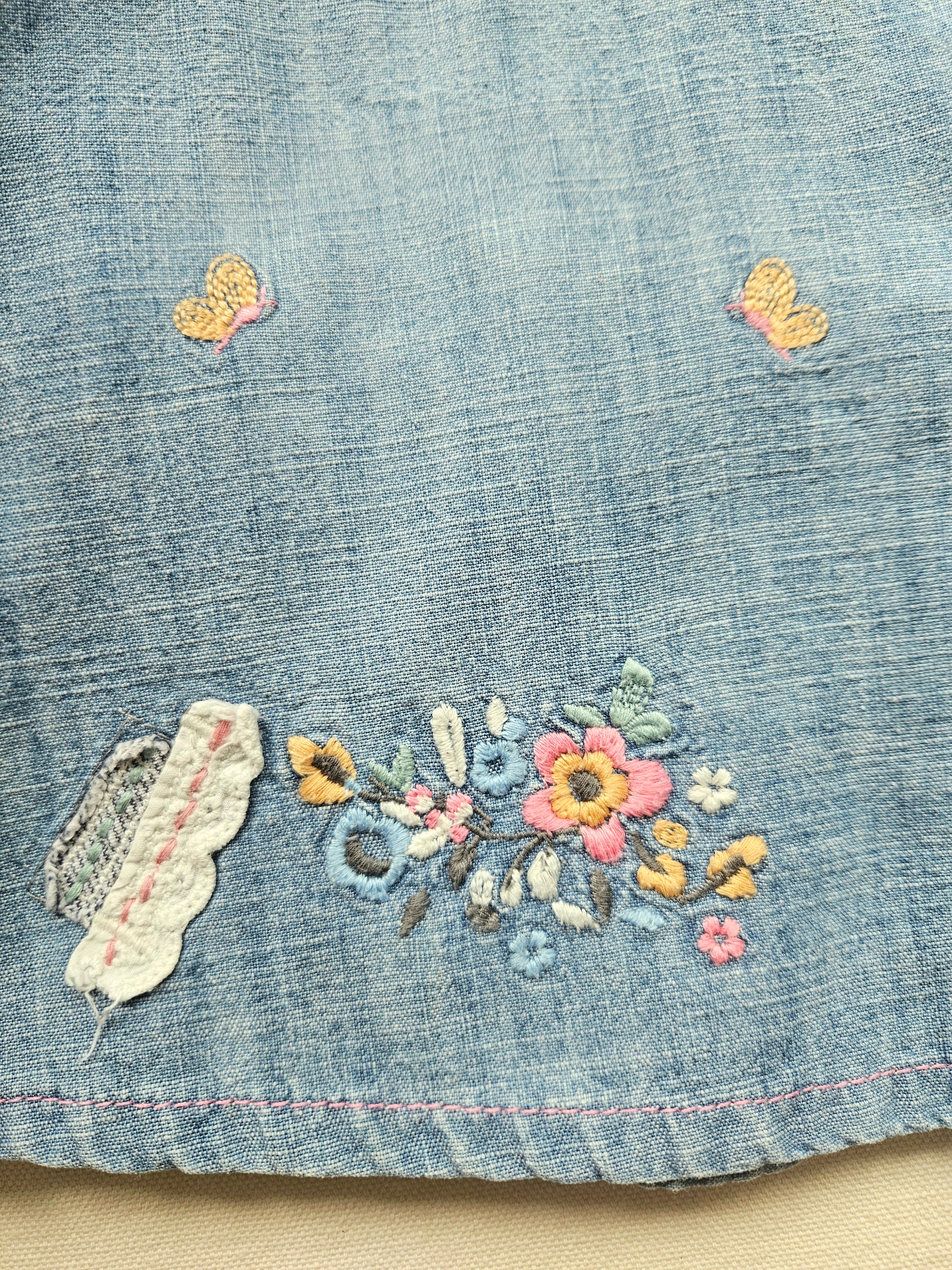 Next Baby Jeanskleid mit Fuchs-Motiv 🦊 | Gr. 86