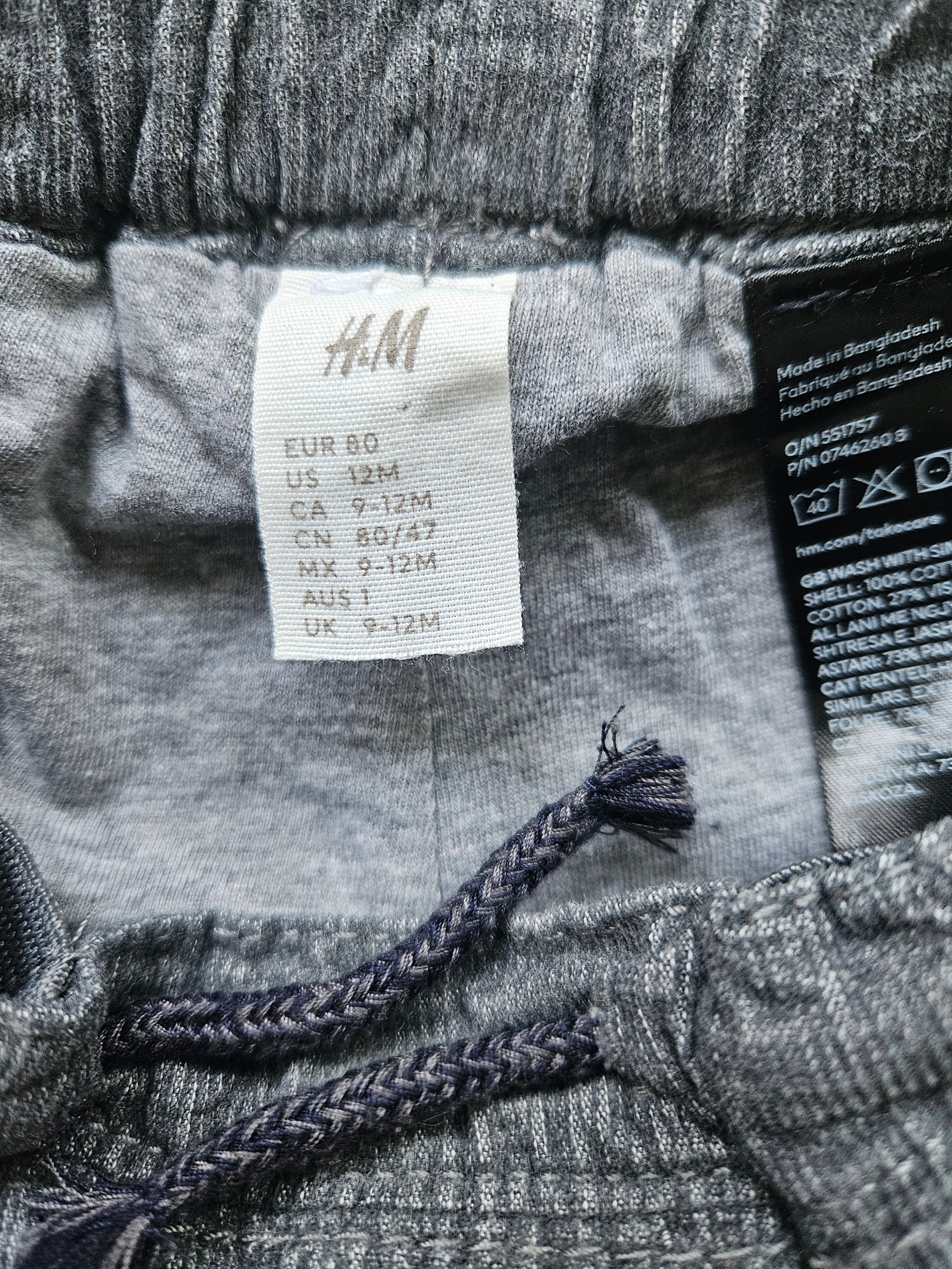 H&M Baby Set Strickpullover & gefütterte Feincordhose | Gr. 80