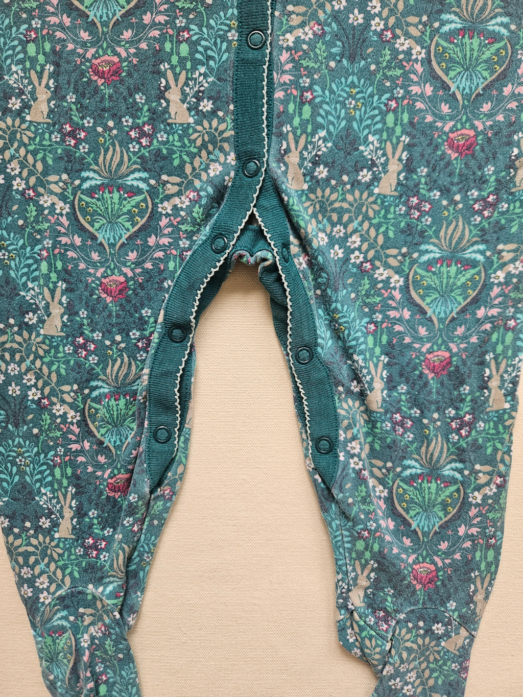 Next Schlafanzug mit Blumen- & Hasenprint 🌸🐇 | Gr. 92