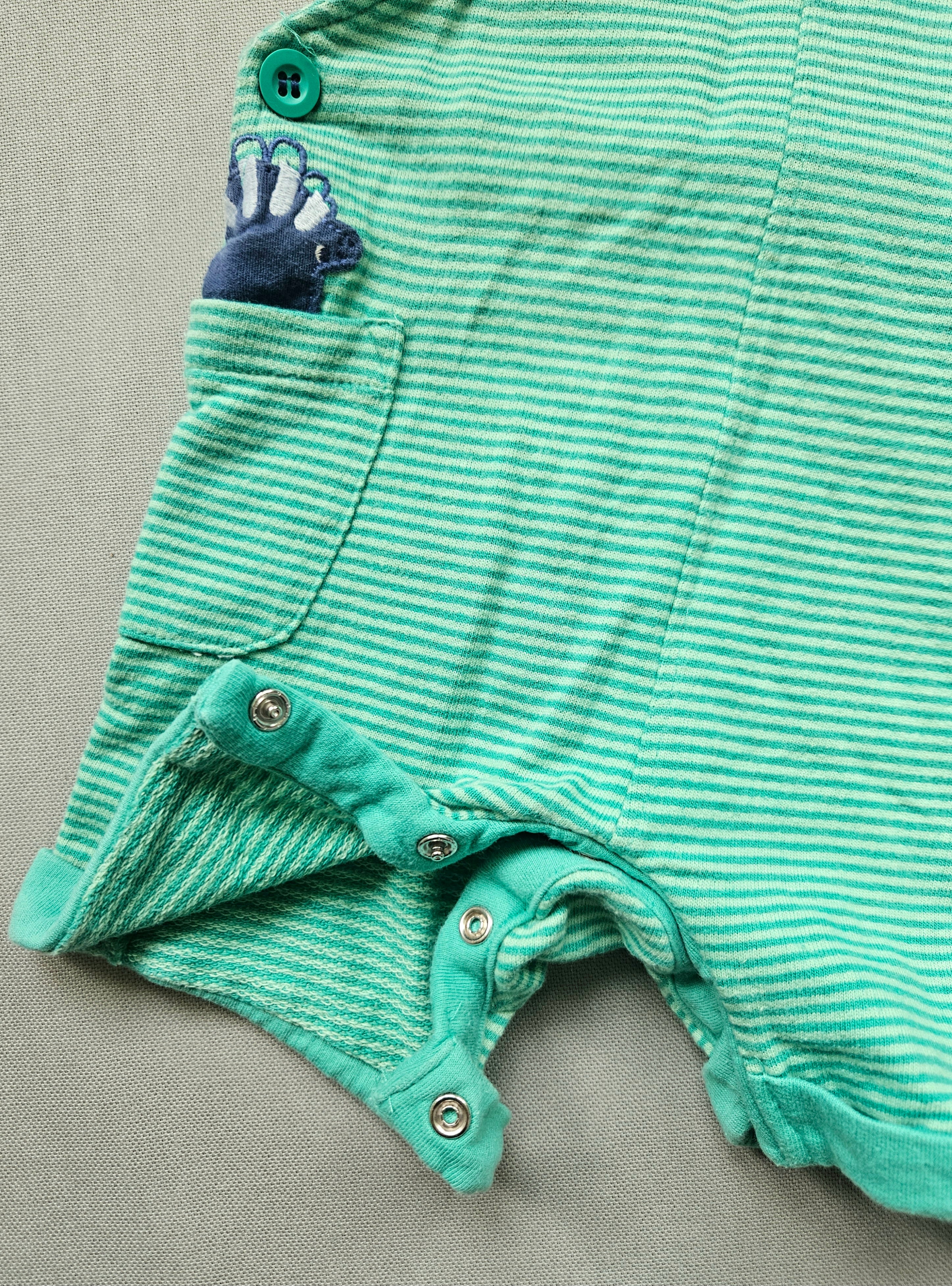 Mothercare Dino-Set Latzshorts & Body 🦖 | Gr. 74
