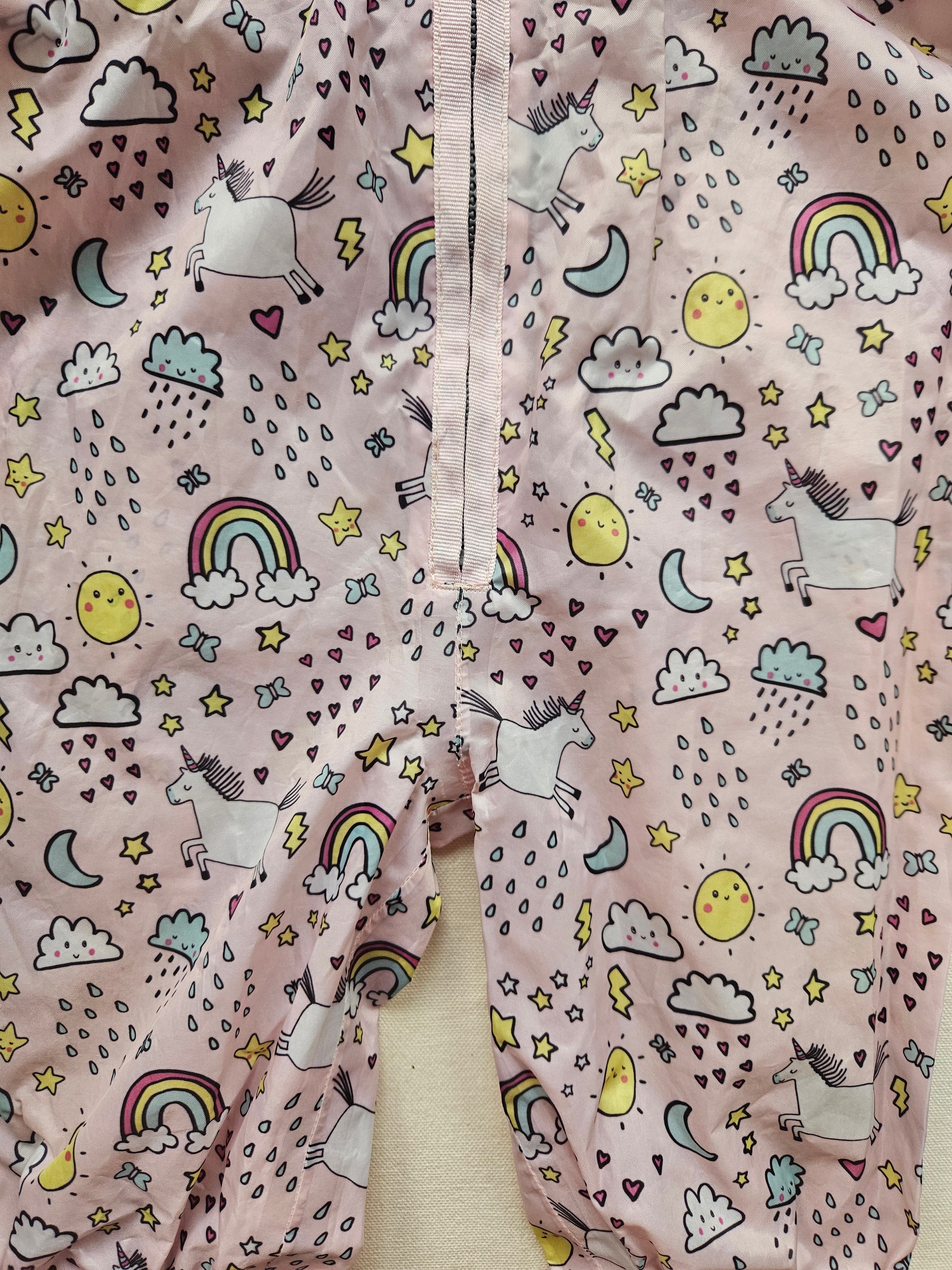 Next Regenoverall mit Einhorn- & Regenbogenprint 🌈🦄 | Gr. 80