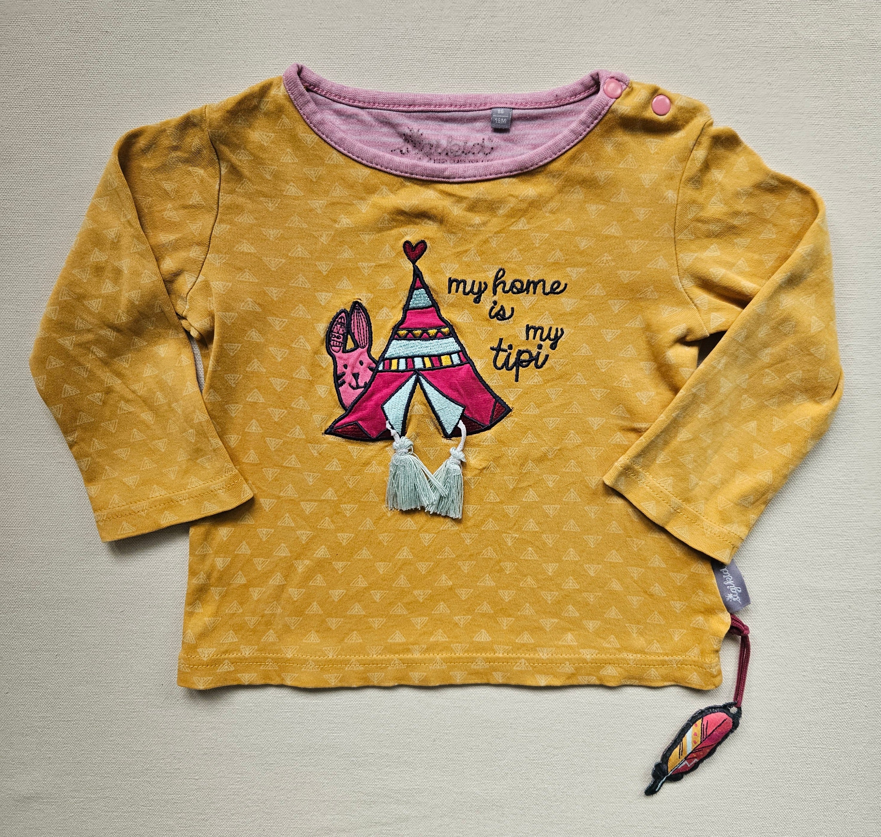 Sigikid Langarmshirt & Minymo Leggings – Outfit | Gr. 86