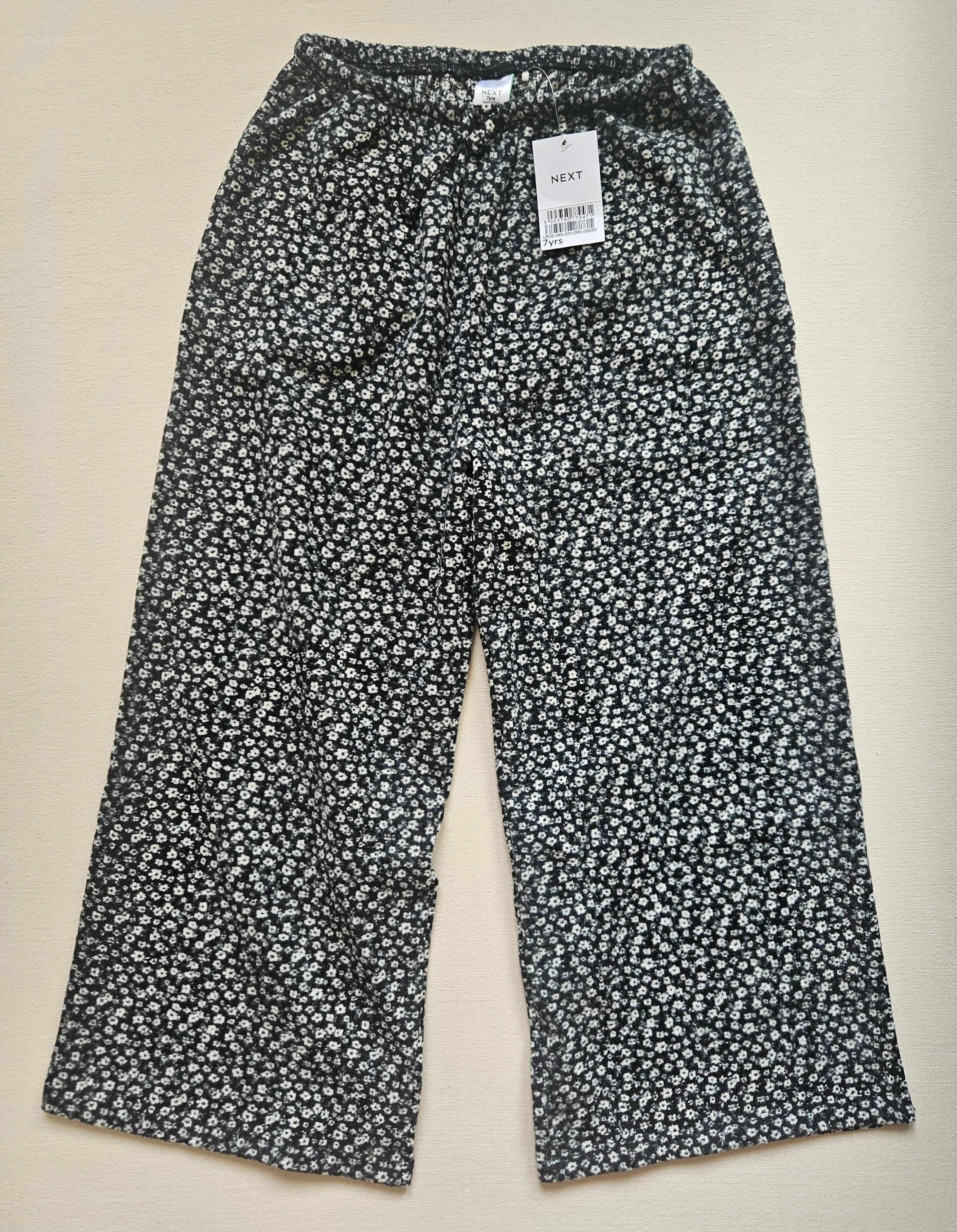 Next Weite Hose mit Blumenmuster | Gr. 122 | Neu mit Etikett