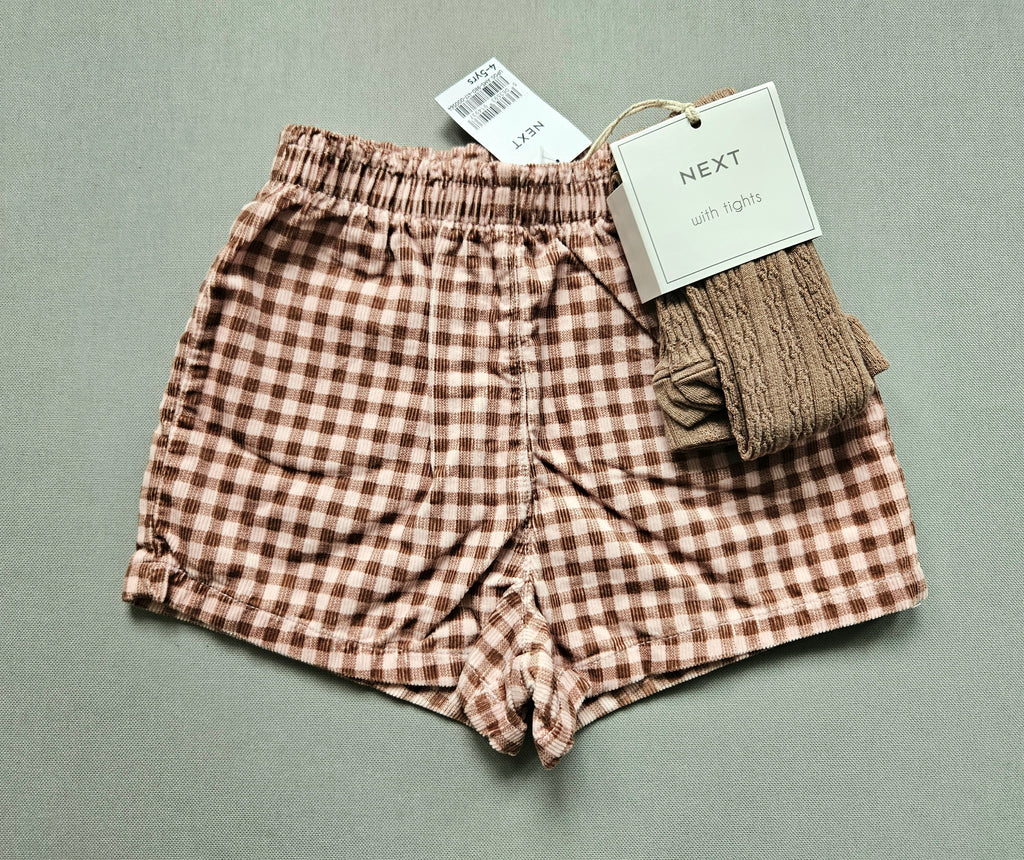 Outfit Set - Shorts & Strumpfhose - NEU - Größe 110 - NEXT