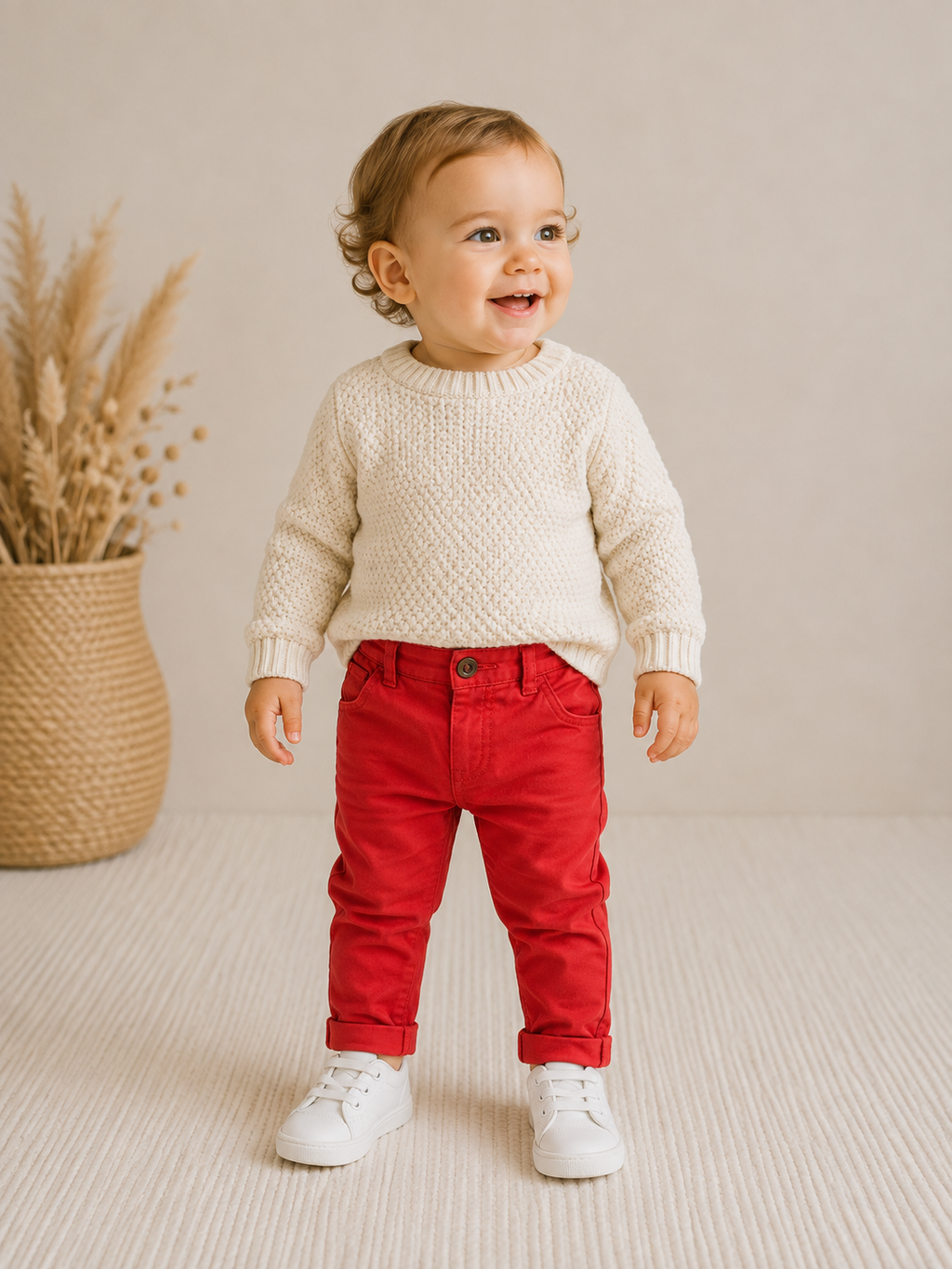 Next Chinohose Rot | Gr. 80