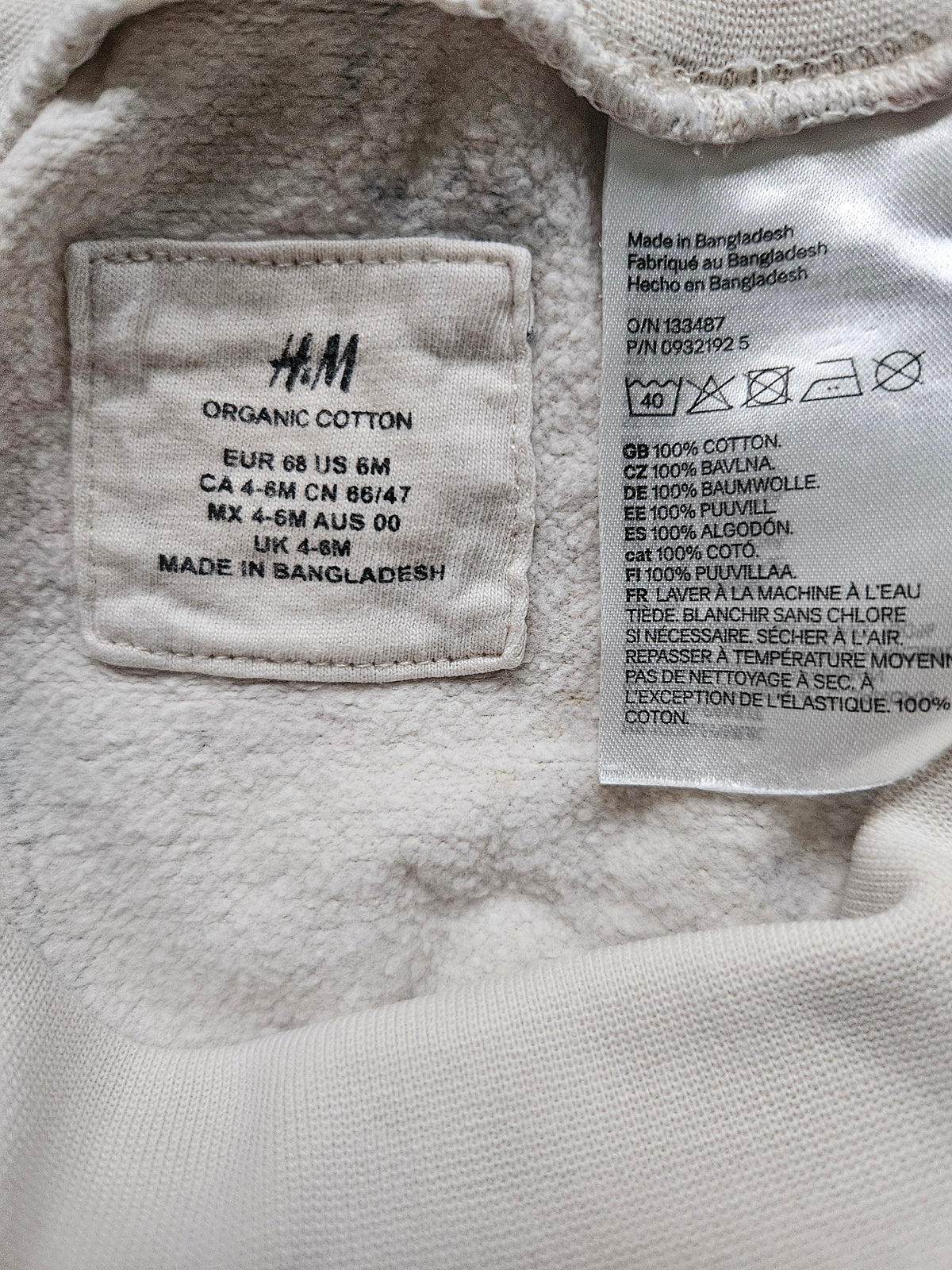H&M 2-teiliges Baby-Set mit Blumenprint | Gr. 68
