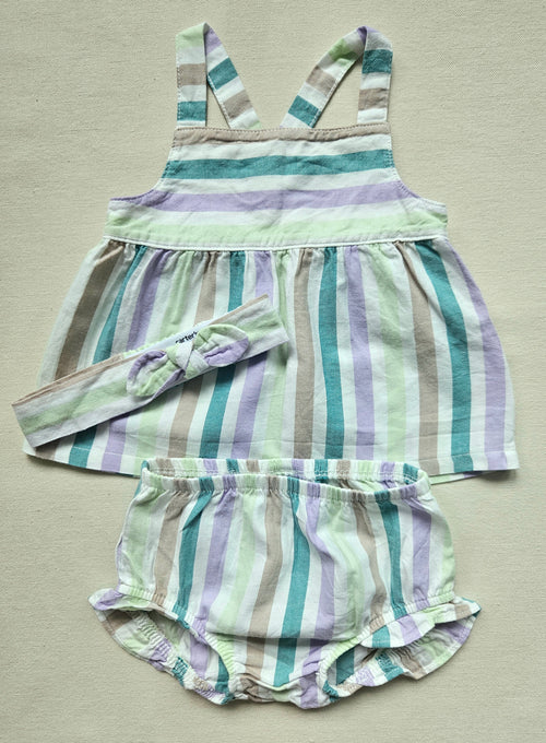 Carter's Sommer-Set mit Stirnband | Gr. 68