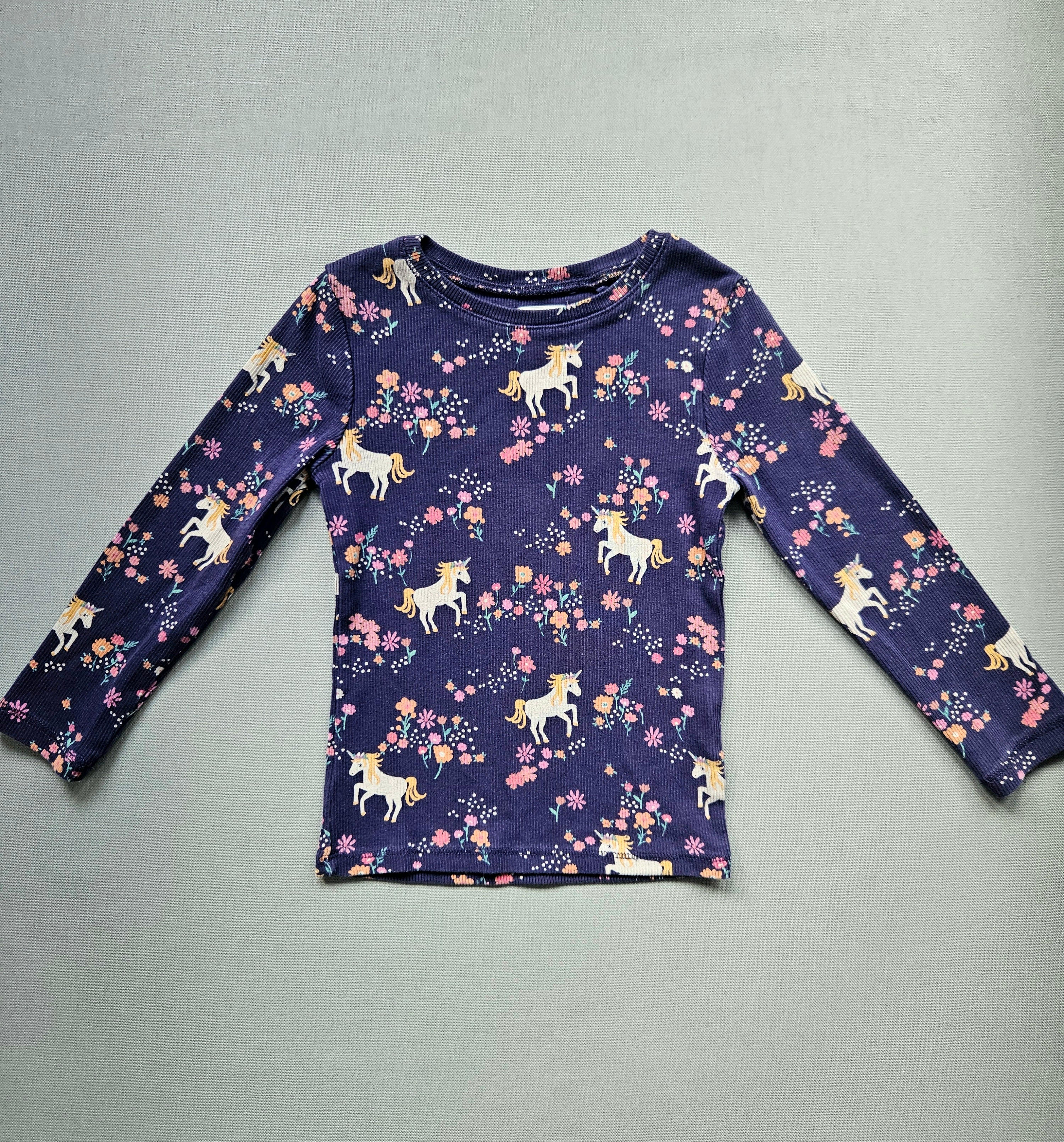 Langarmshirt mit Einhorn-Motiv – Größe 98 – NEXT