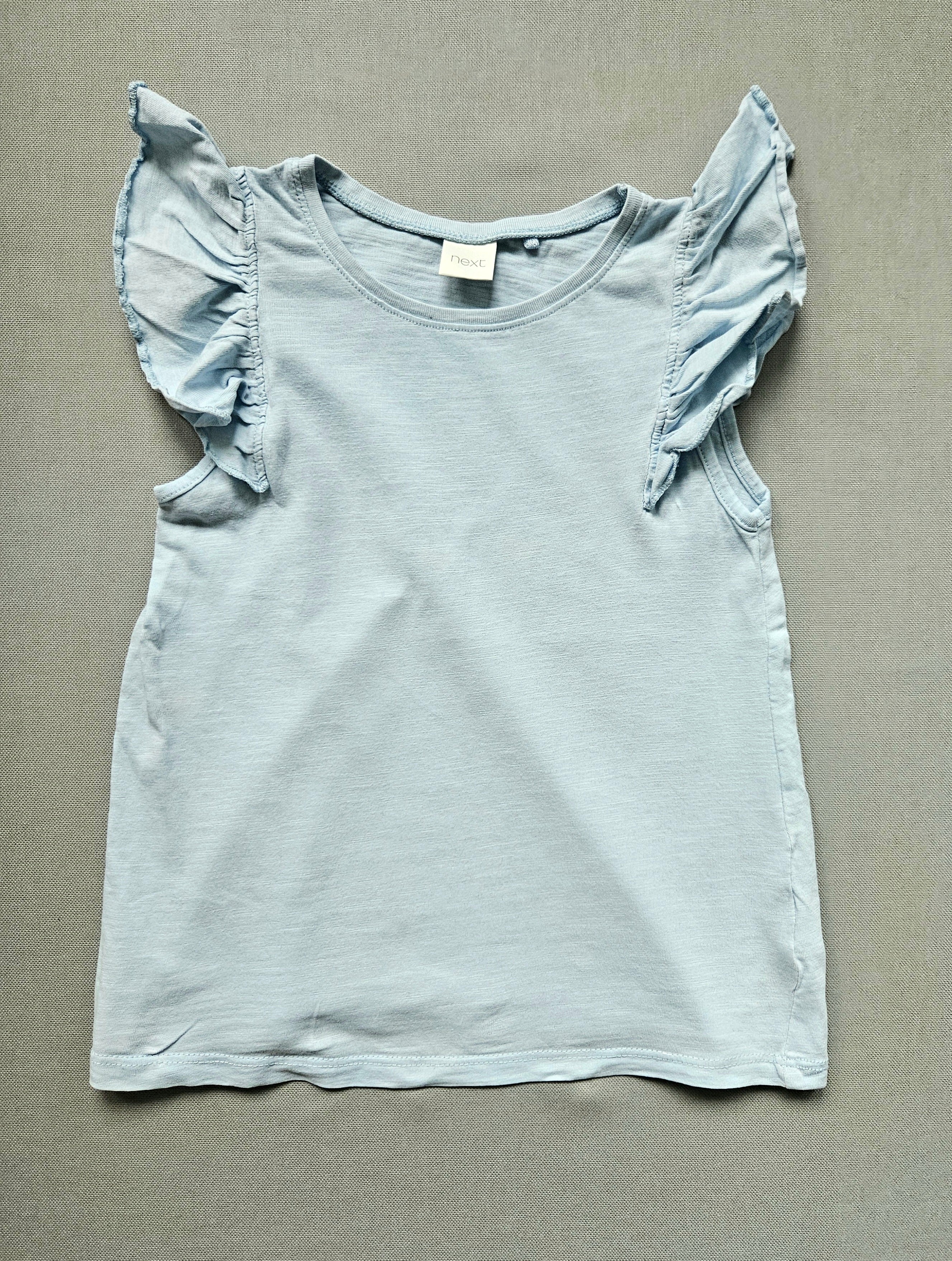 T-Shirt mit Rüschenärmeln - Größe 110 - NEXT