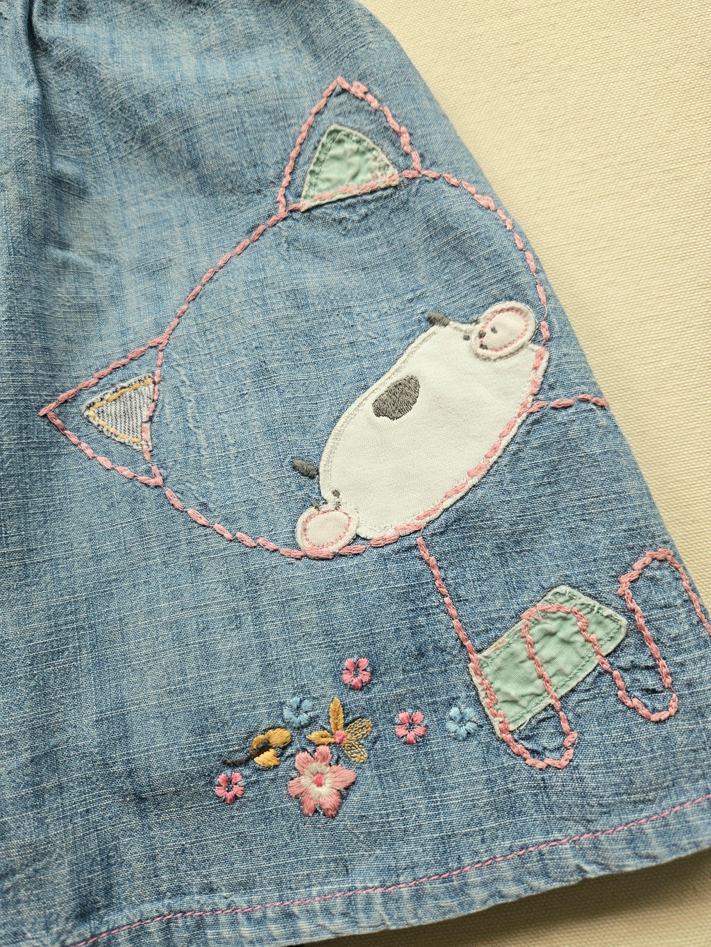 Next Baby Jeanskleid mit Fuchs-Motiv 🦊 | Gr. 86