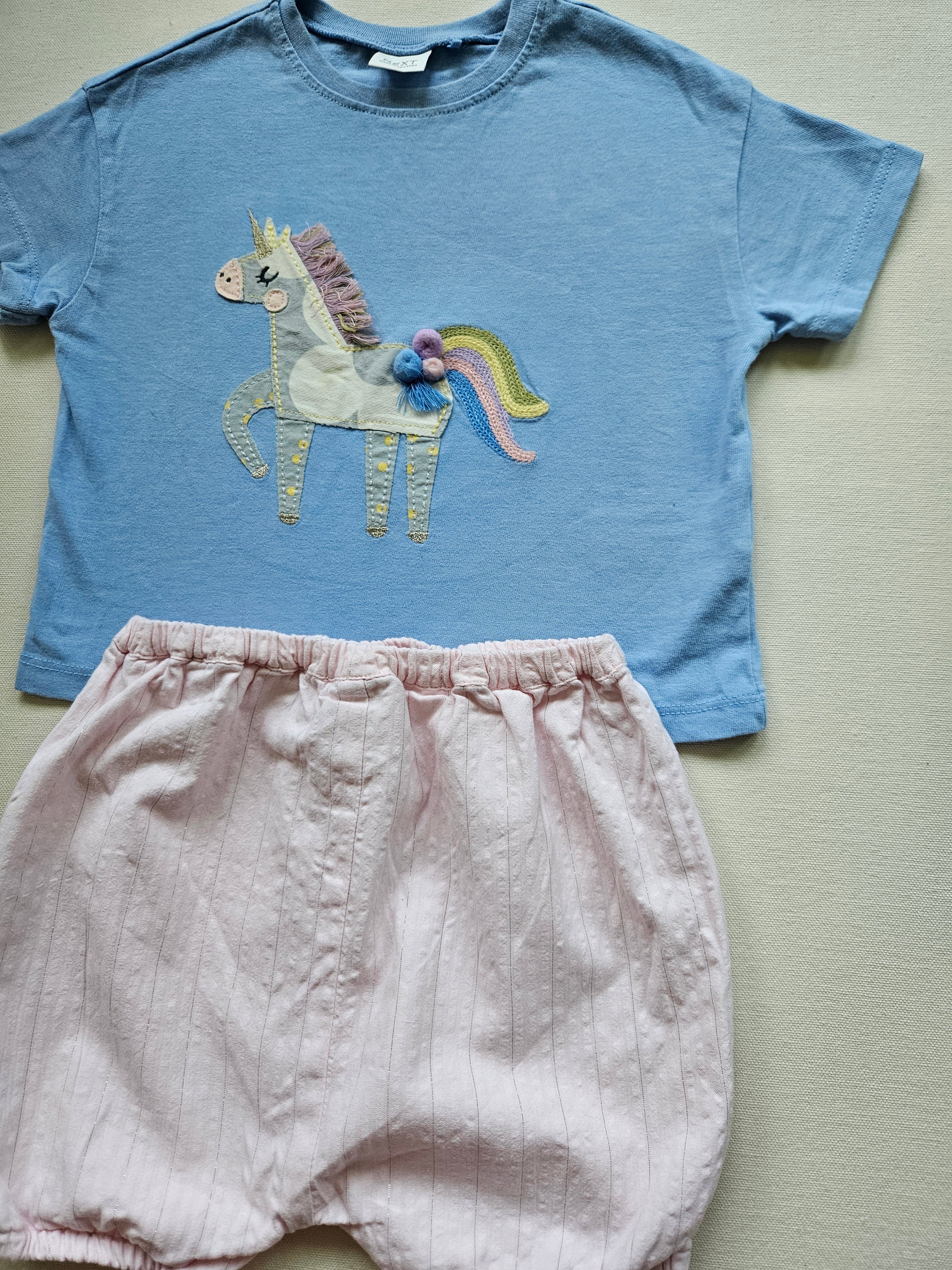 Next 2-teiliges Sommer-Set mit Einhorn 🦄 | Gr. 80