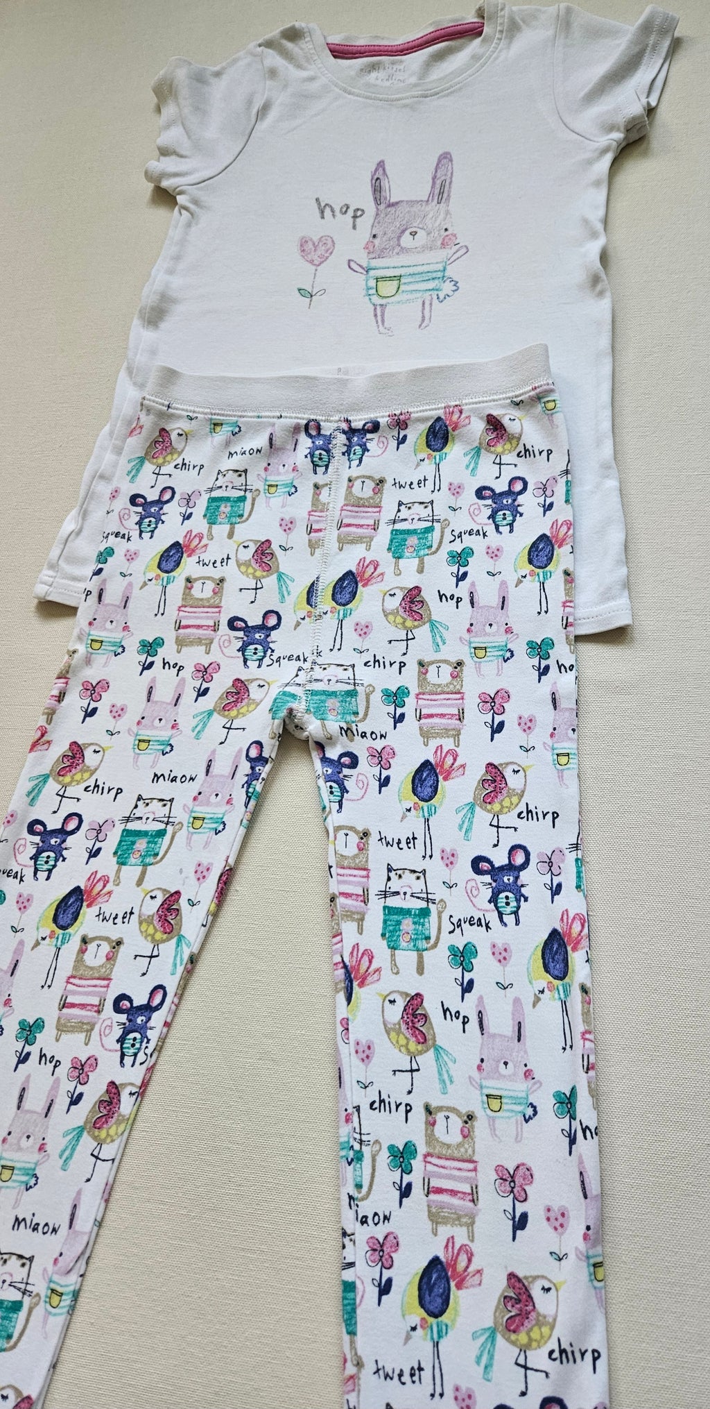 Next 2-teiliger Schlafanzug mit niedlichem Tierprint 🐱🐭| Gr. 116