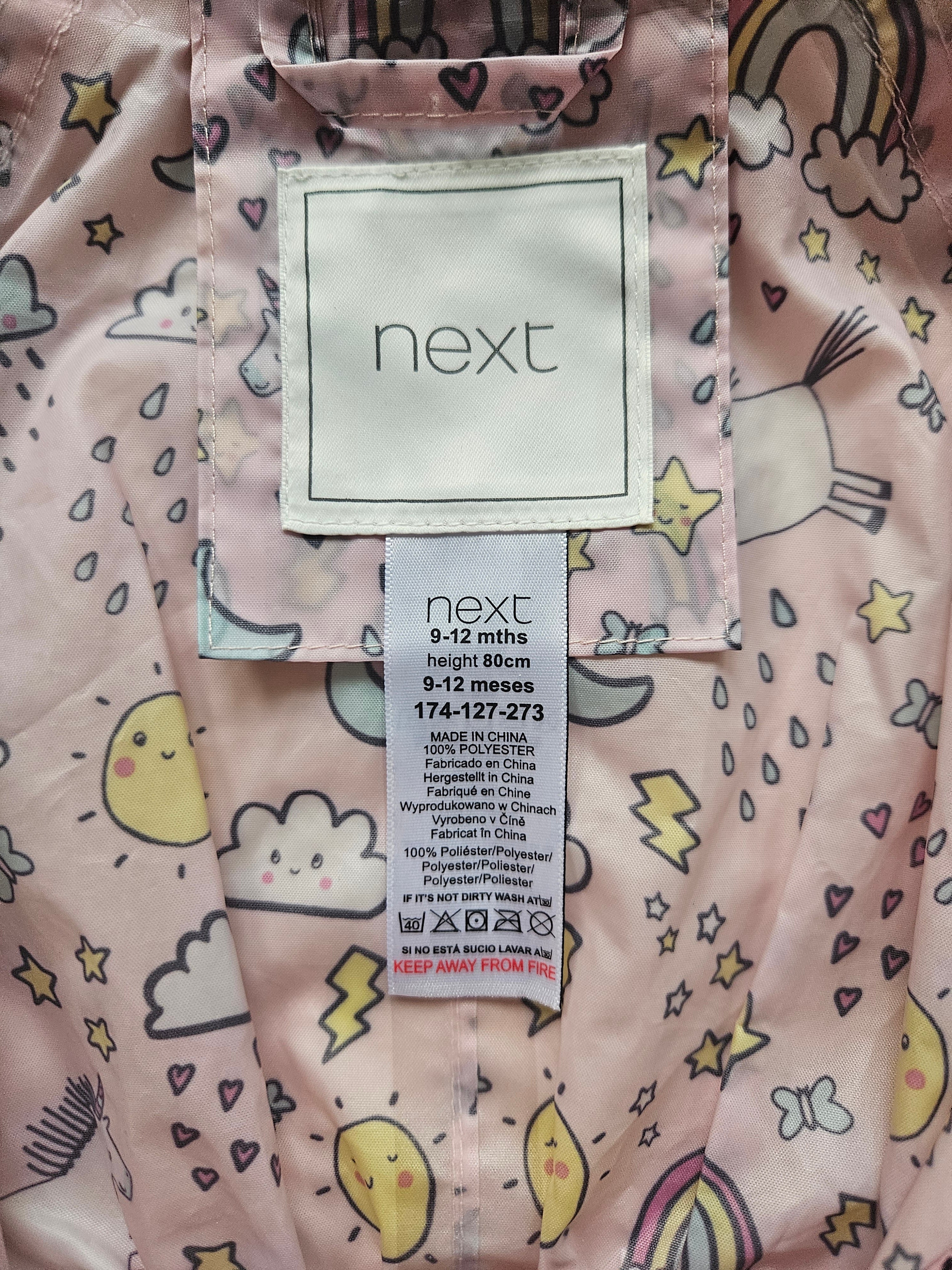 Next Regenoverall mit Einhorn- & Regenbogenprint 🌈🦄 | Gr. 80