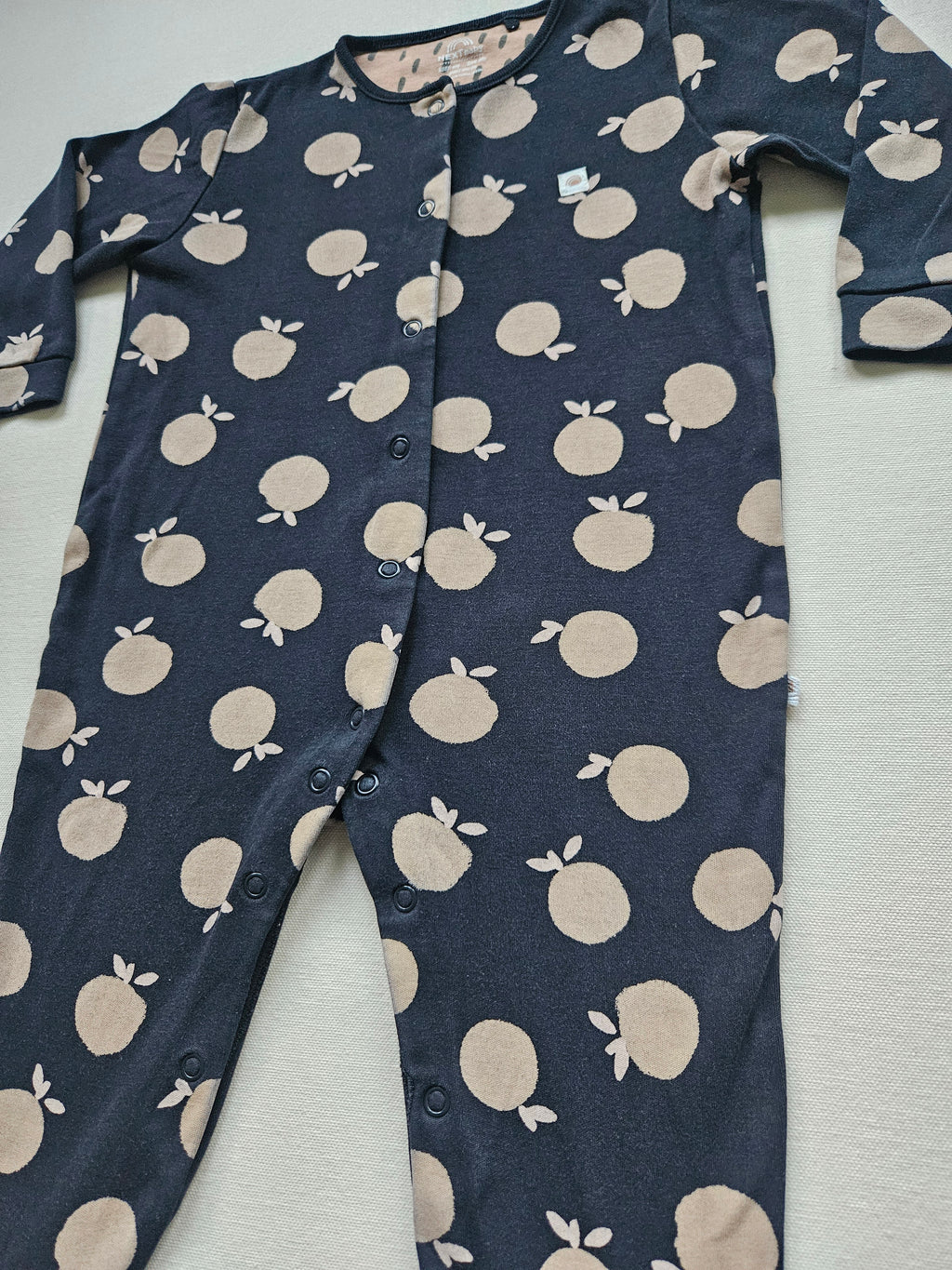 NEXT Baby-Schlafoverall mit Apfelprint | Gr. 86