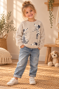 Mayoral Kuschelpullover mit Dalmatiner-Motiv | Gr. 104