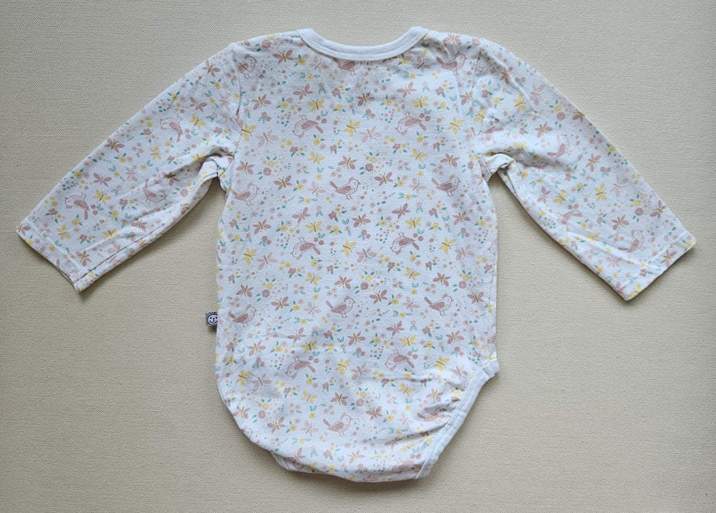 Liegelind 2-teiliges Baby-Set – Latzoverall & Blumenbody | Gr. 62/68