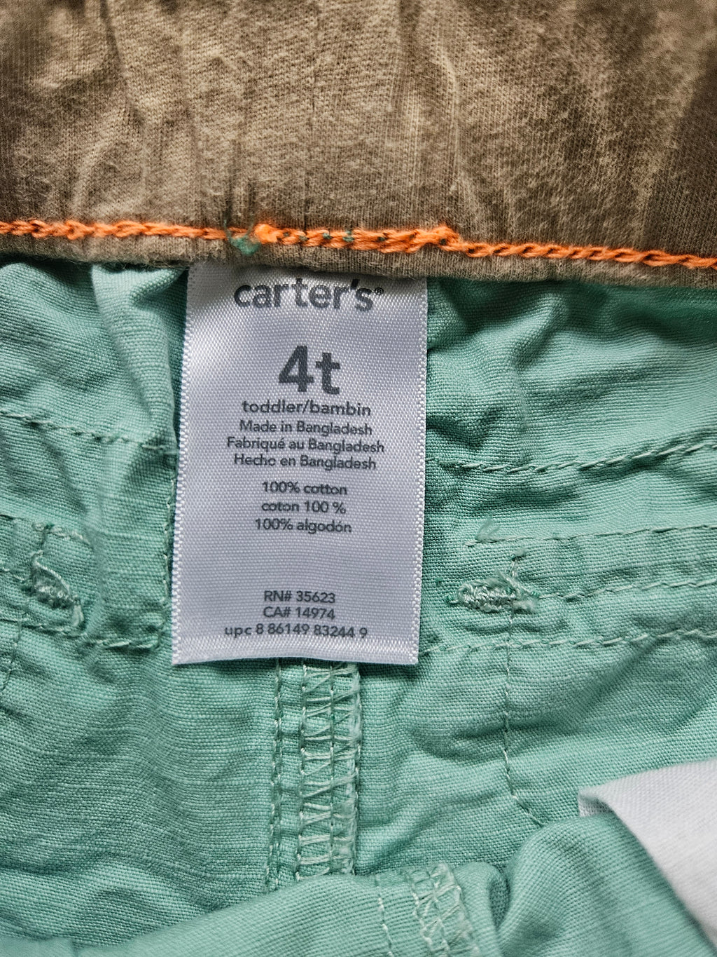 Carter's Cargo-Shorts in Mint | Gr. 104