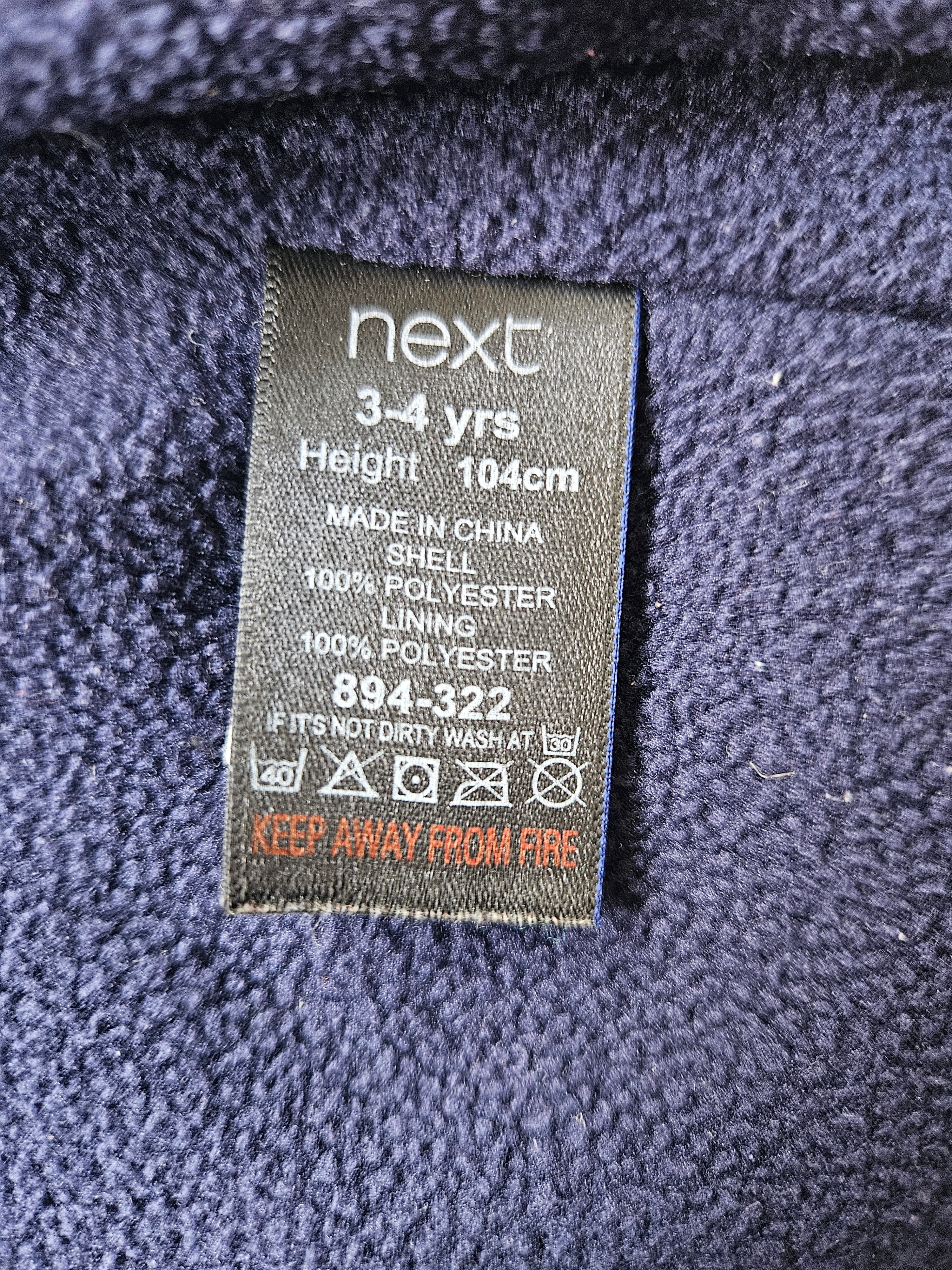 Next Übergangsjacke mit Fleecefutter ⭐️ | Gr. 104