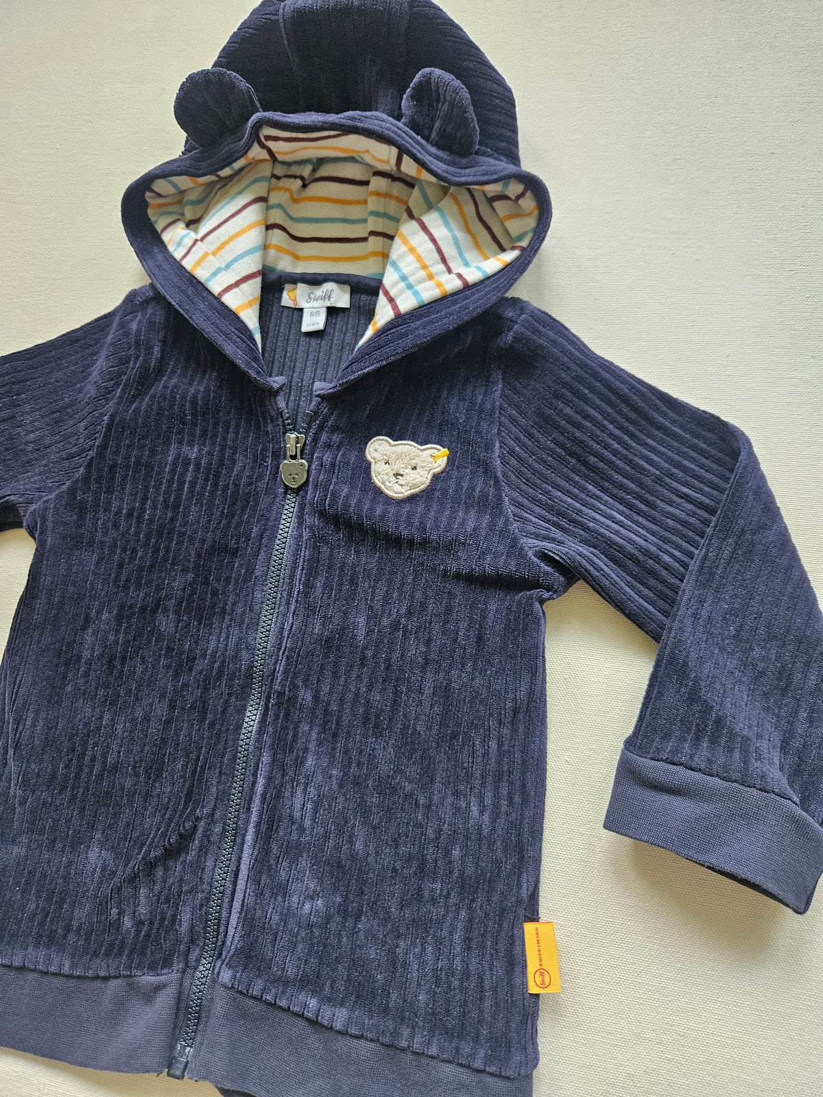 Steiff Cordjacke mit Bärenohren 🧸 | Gr. 86