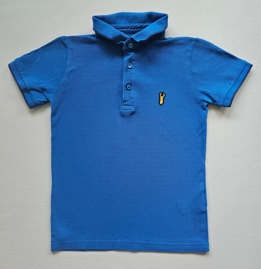 Next Poloshirt blau mit Stickerei 🫎 | Gr. 110