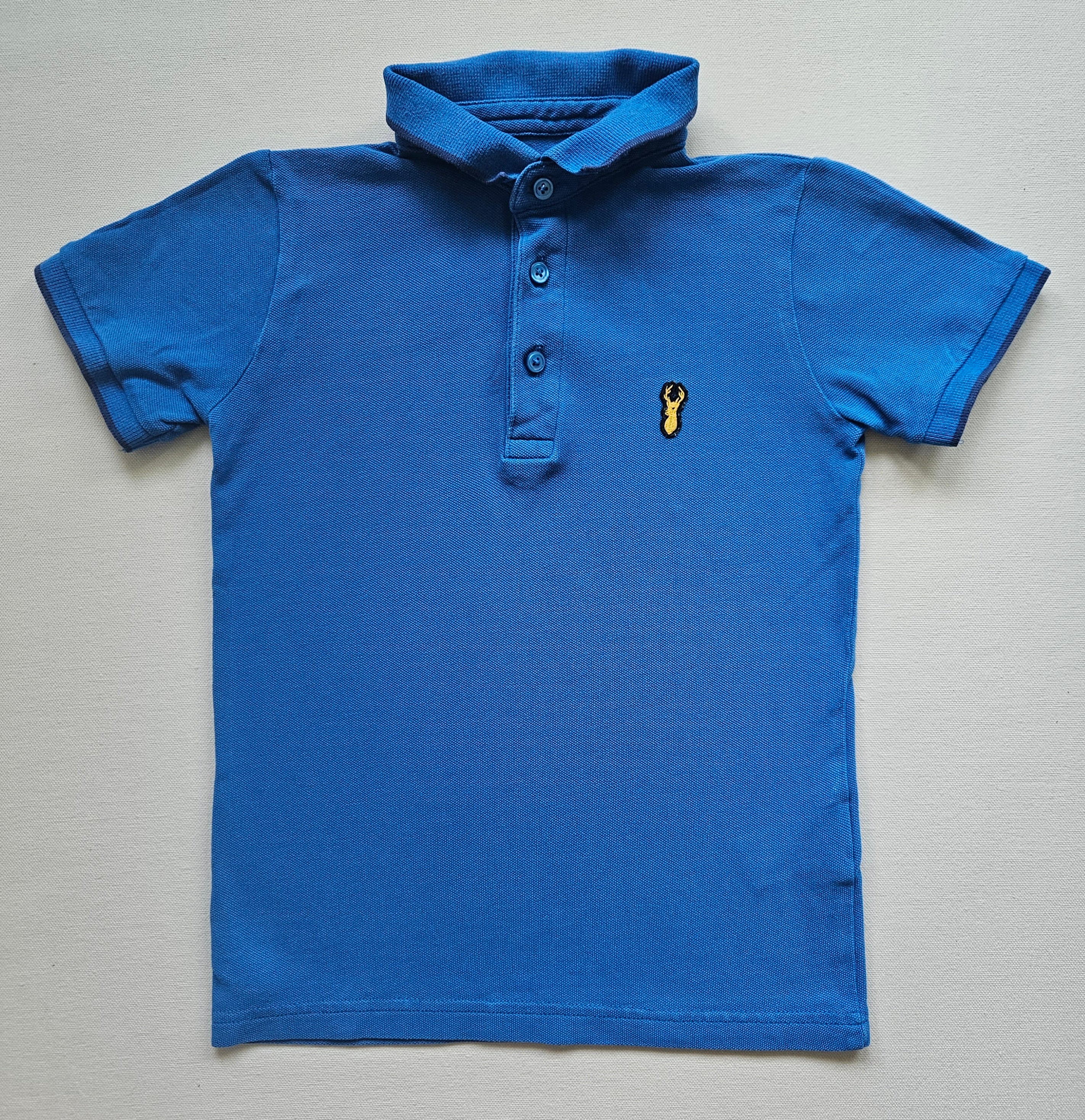 Next Poloshirt blau mit Stickerei 🫎 | Gr. 110